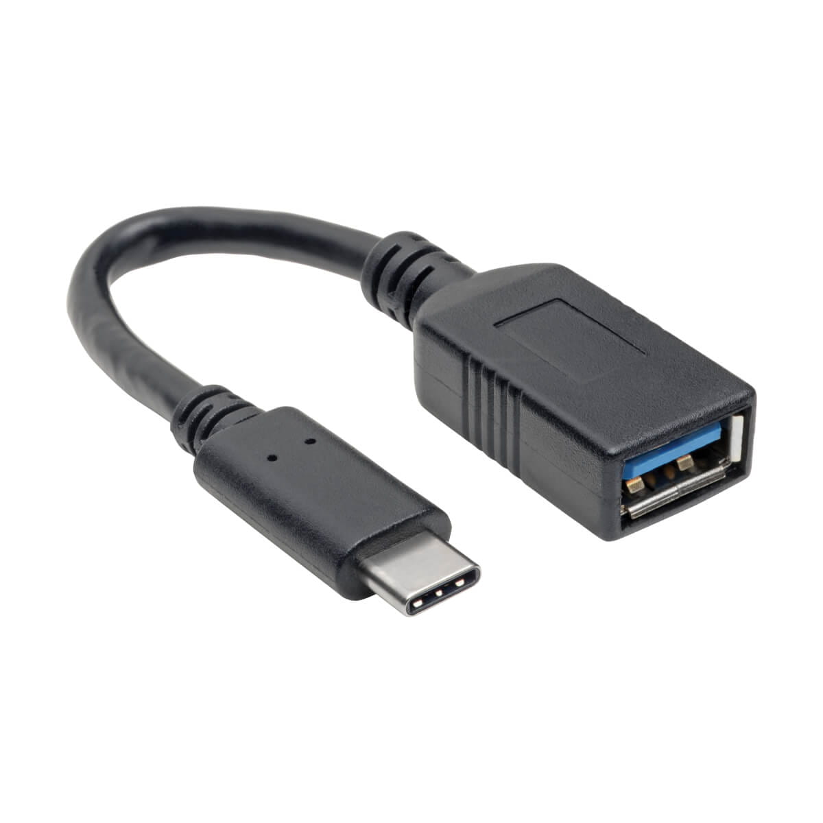 Tripp Eaton Tripp Lite Series USB Type-C to USB Type-A Adapter Cable, M/F, 3.1, Gen 1, 5 Gbps, USB-IF, 6 in. - Thunderbolt 3 - USB-Adapter - 24 pin USB-C (M)