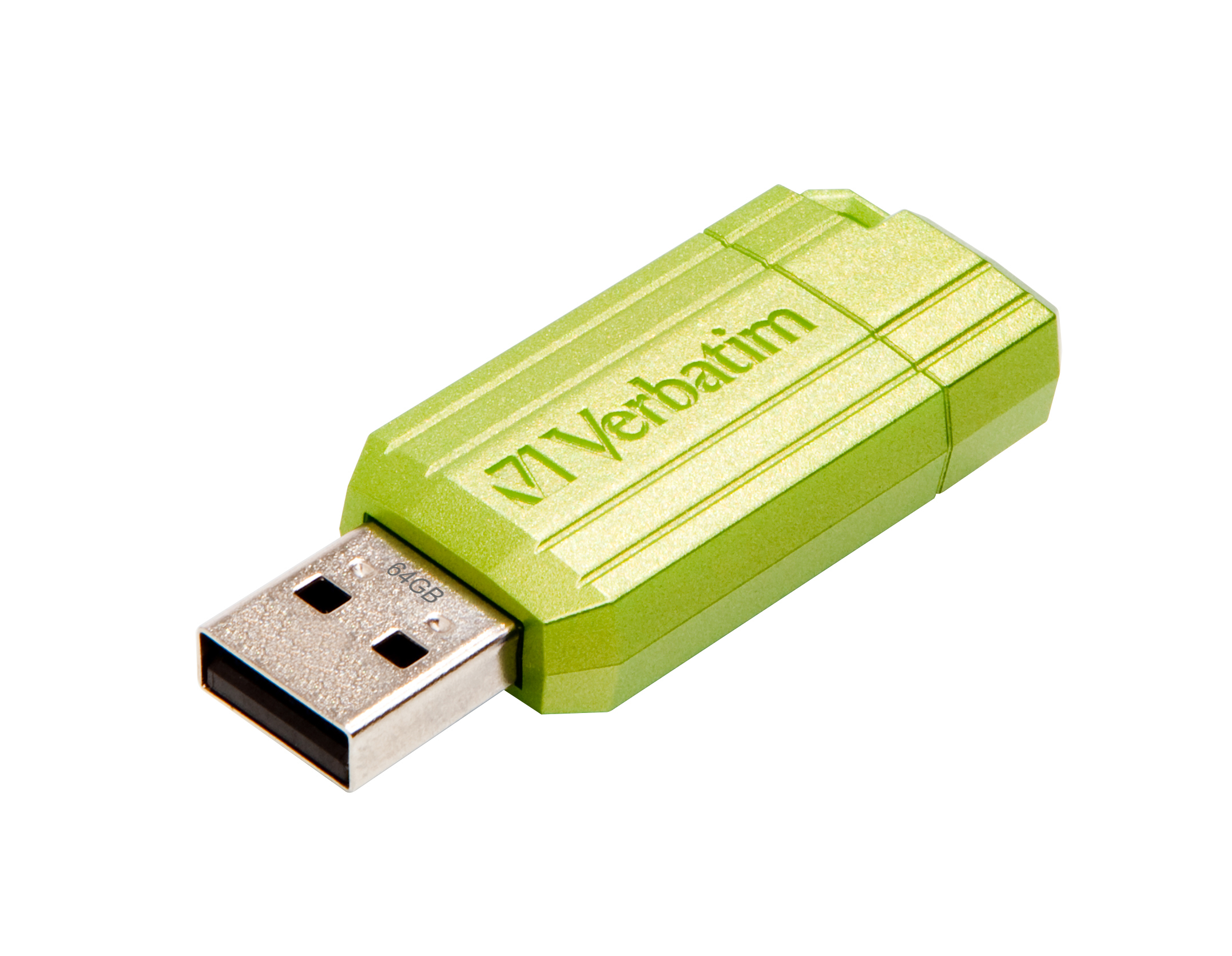 Verbatim Store n Go Pinstripe USB 2.0 Eucalyptus Green 64GB - USB-Stick - 64 GB, 64 GB, USB Typ-A, 2.0, 12 MB/s, Dia, Blau