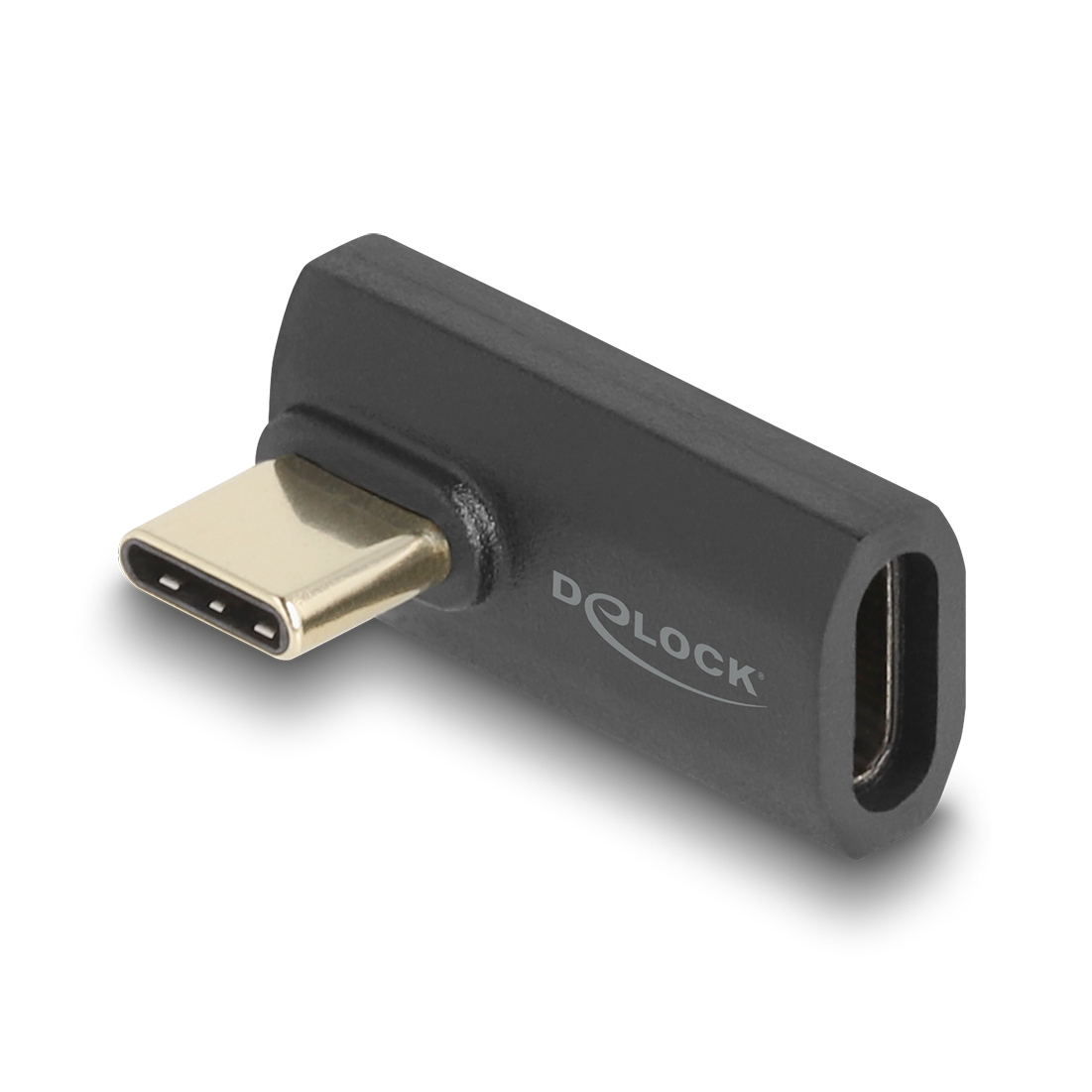 Delock USB-Adapter - USB-C (M) links/rechts abgewinkelt zu USB-C (W)