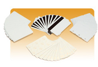Zebra Premier - Polyvinylchlorid (PVC) - Gelb - 100 Stck. Karten (Packung mit 5)