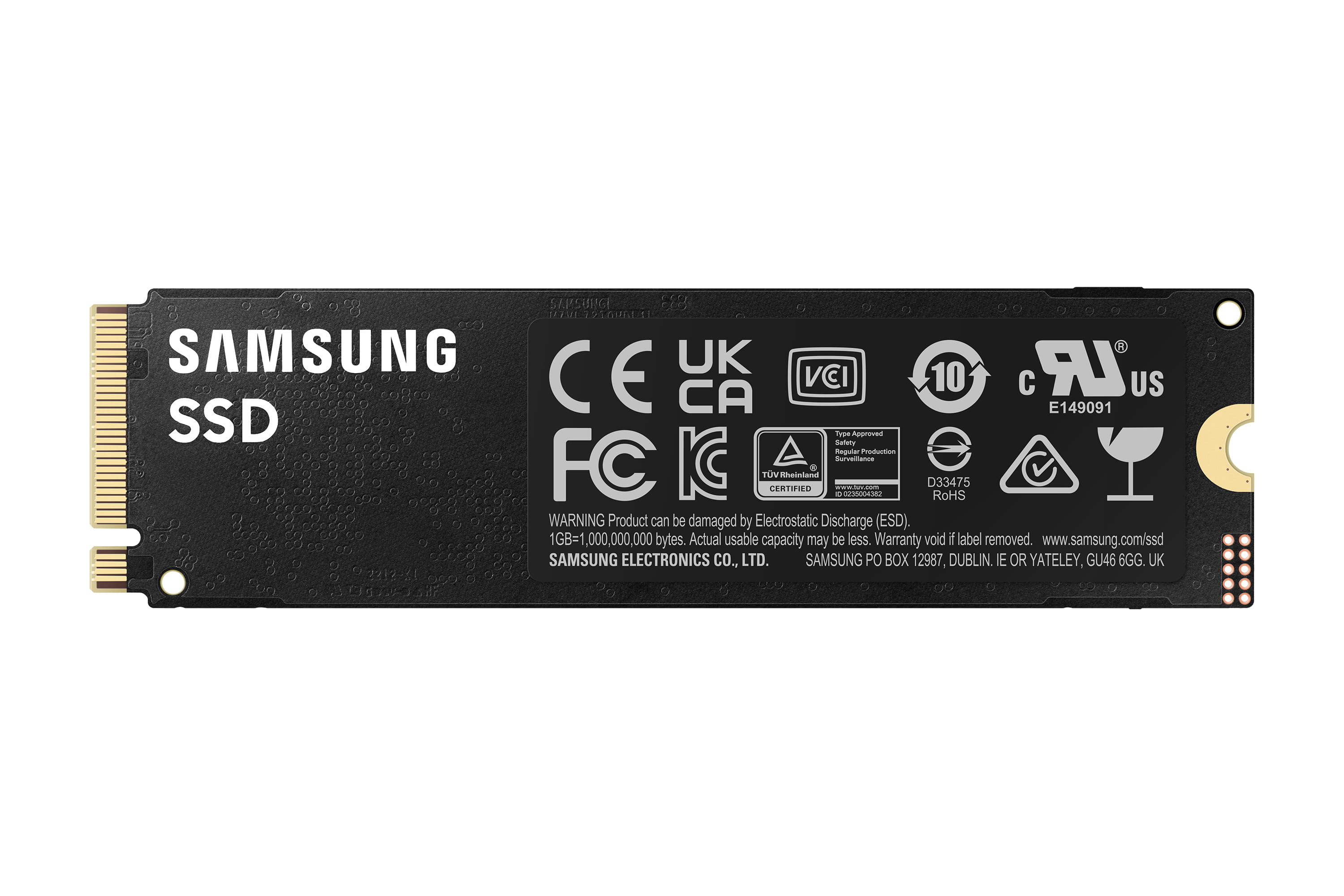 Samsung 990 PRO MZ-V9P4T0BW - SSD - verschlüsselt - 4 TB - intern - M.2 2280 - PCIe 4.0 x4 (NVMe)
