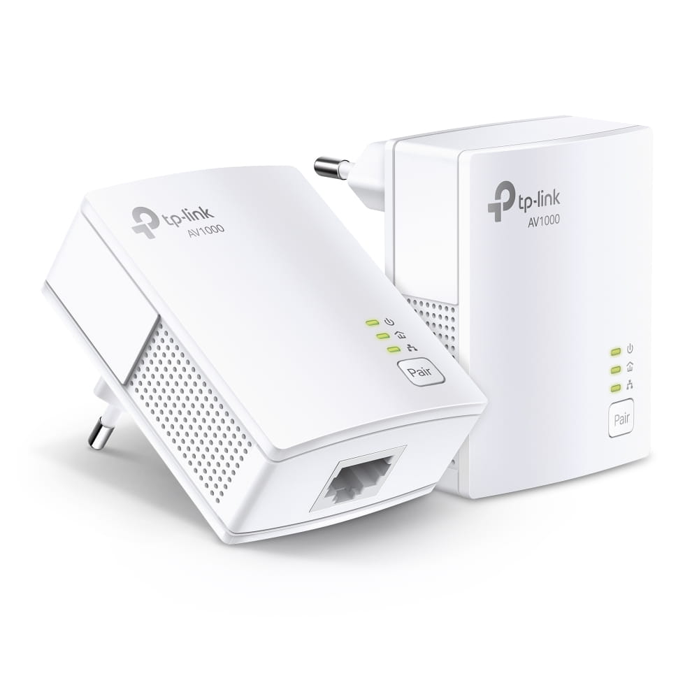 TP-LINK TL-PA717 KIT V4 Starter Kit - Powerline Adapterkit 1GbE, HomePlug AV (HPAV)
