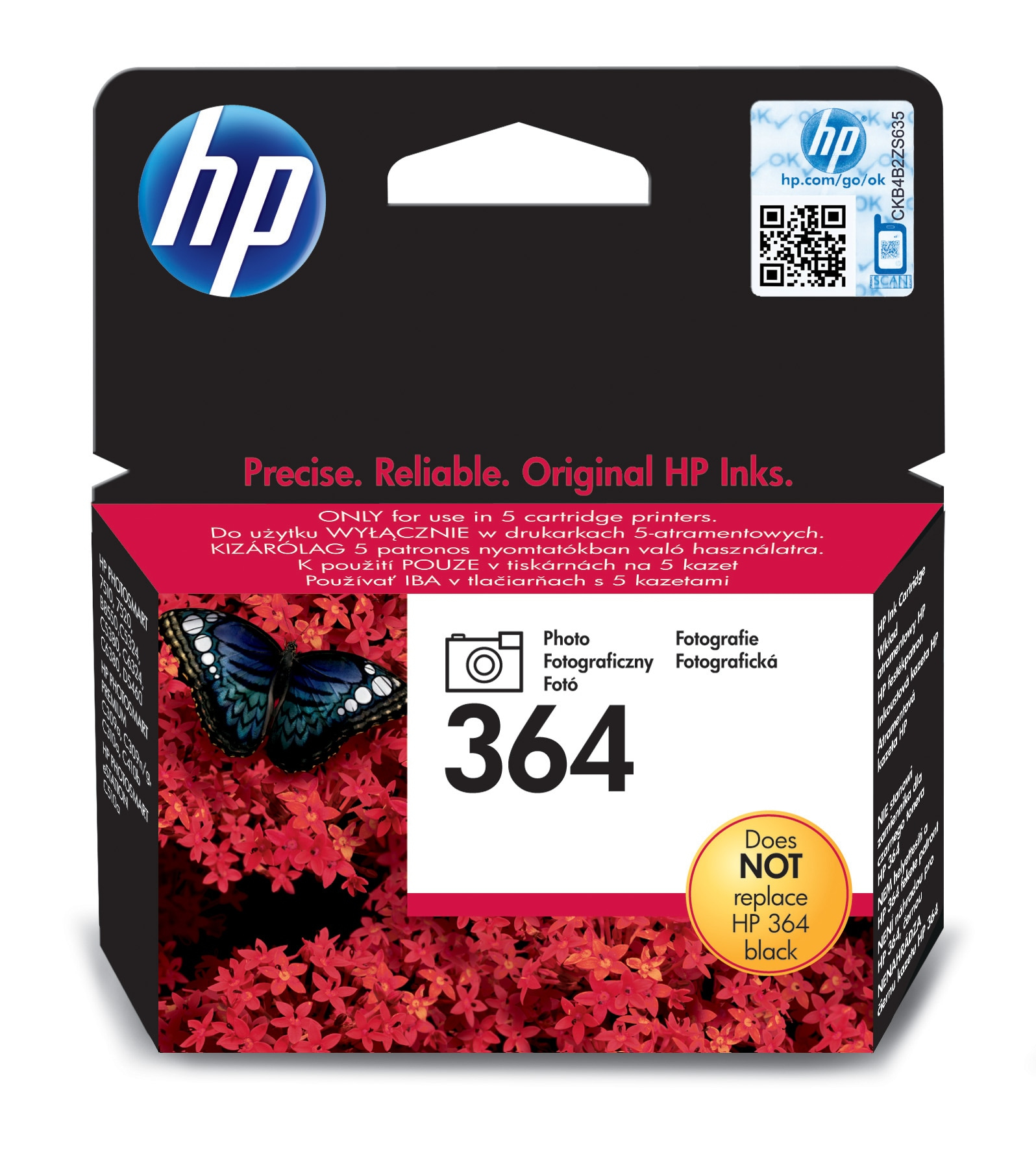HP 364 - 3 ml - Photo schwarz - original - Tintenpatrone (Foto)