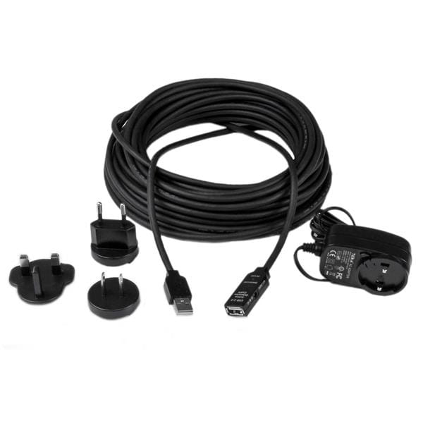 StarTech.com 15m USB 2.0 Repeater Kabel - Aktives USB Verlängerungskabel mit Signalverstärker - 1 x USB Stecker/ 1 x USB Buchse - USB-Verlängerungskabel - USB (W)