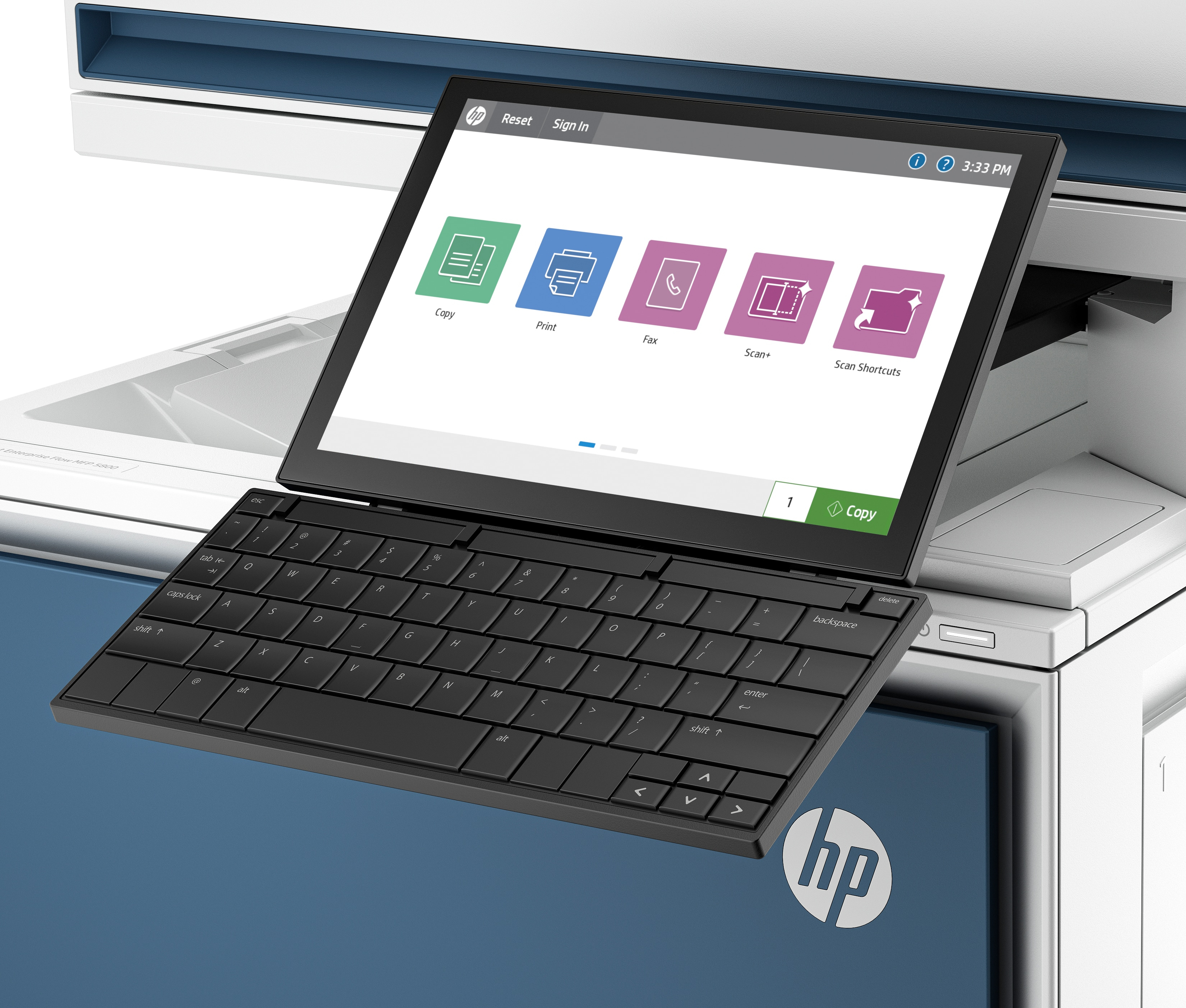 HP LaserJet Enterprise Flow MFP 5800zf - Multifunktionsdrucker - Farbe - Laser - Legal (216 x 356 mm)