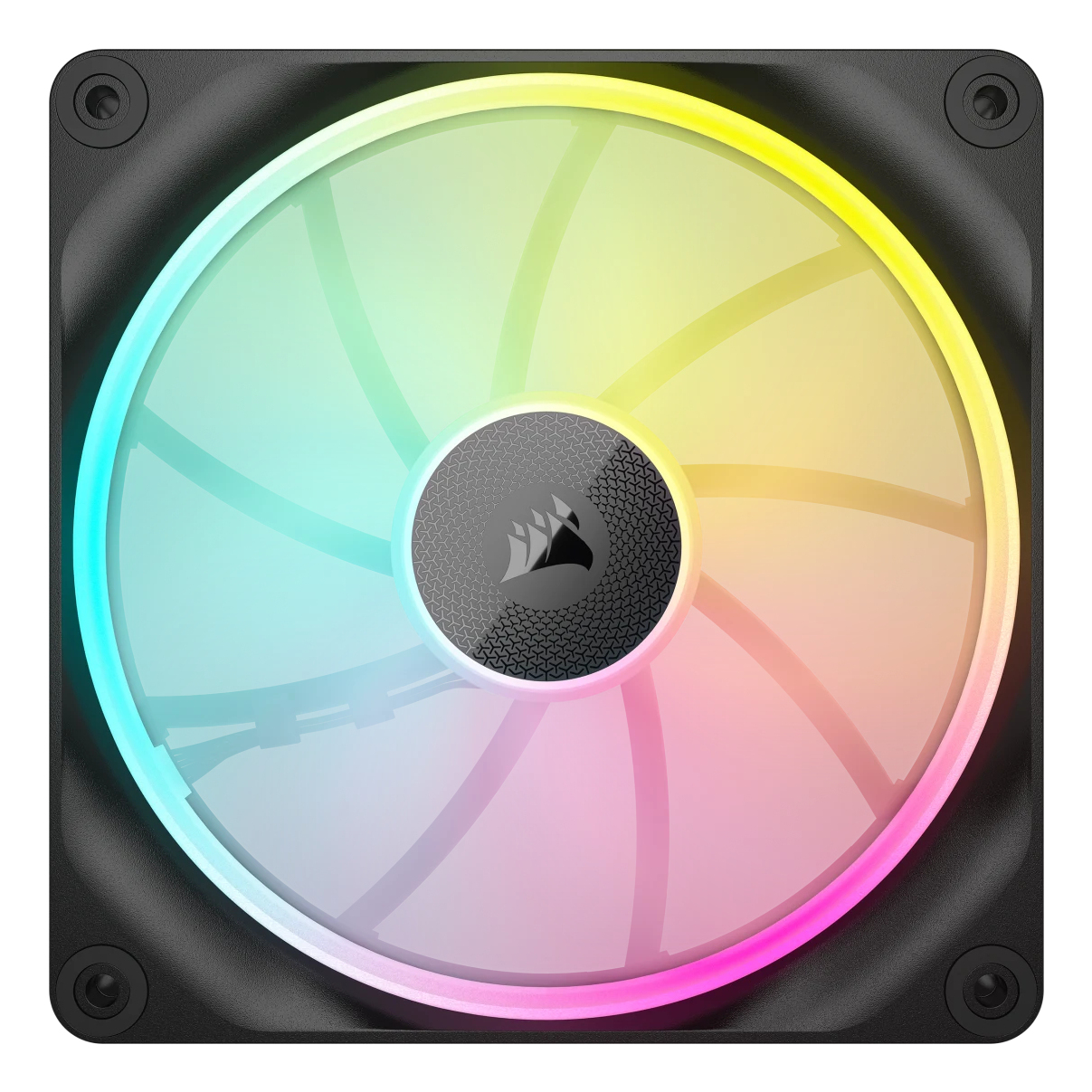Corsair iCUE Link LX140 RGB - Gehäuselüfter - 140 mm - Schwarz (Packung mit 2)