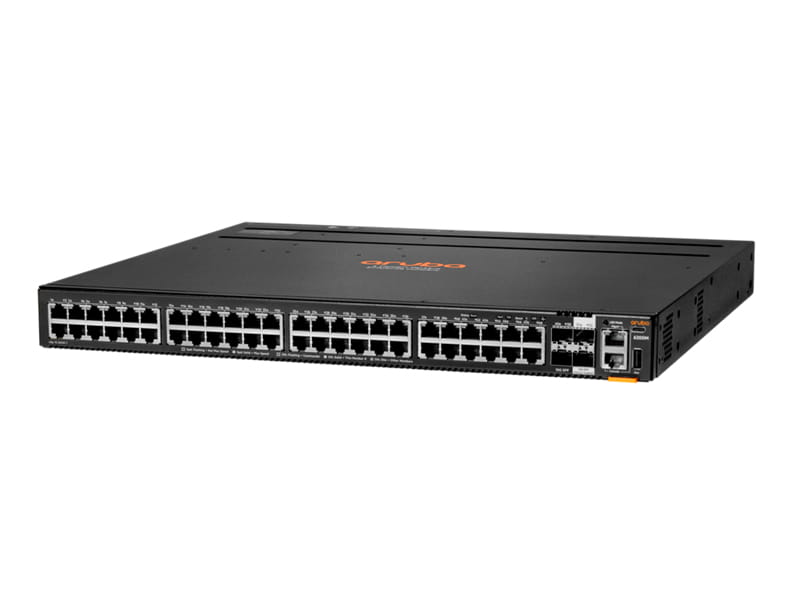 HPE Aruba Networking 6200M 48G 4SFP+ Switch - Switch - max. Stapelentfernung 10 km - L3 - managed - 48 x 10/100/1000 + 4 x 1 Gigabit / 10 Gigabit SFP+ (Uplink / Stacking)