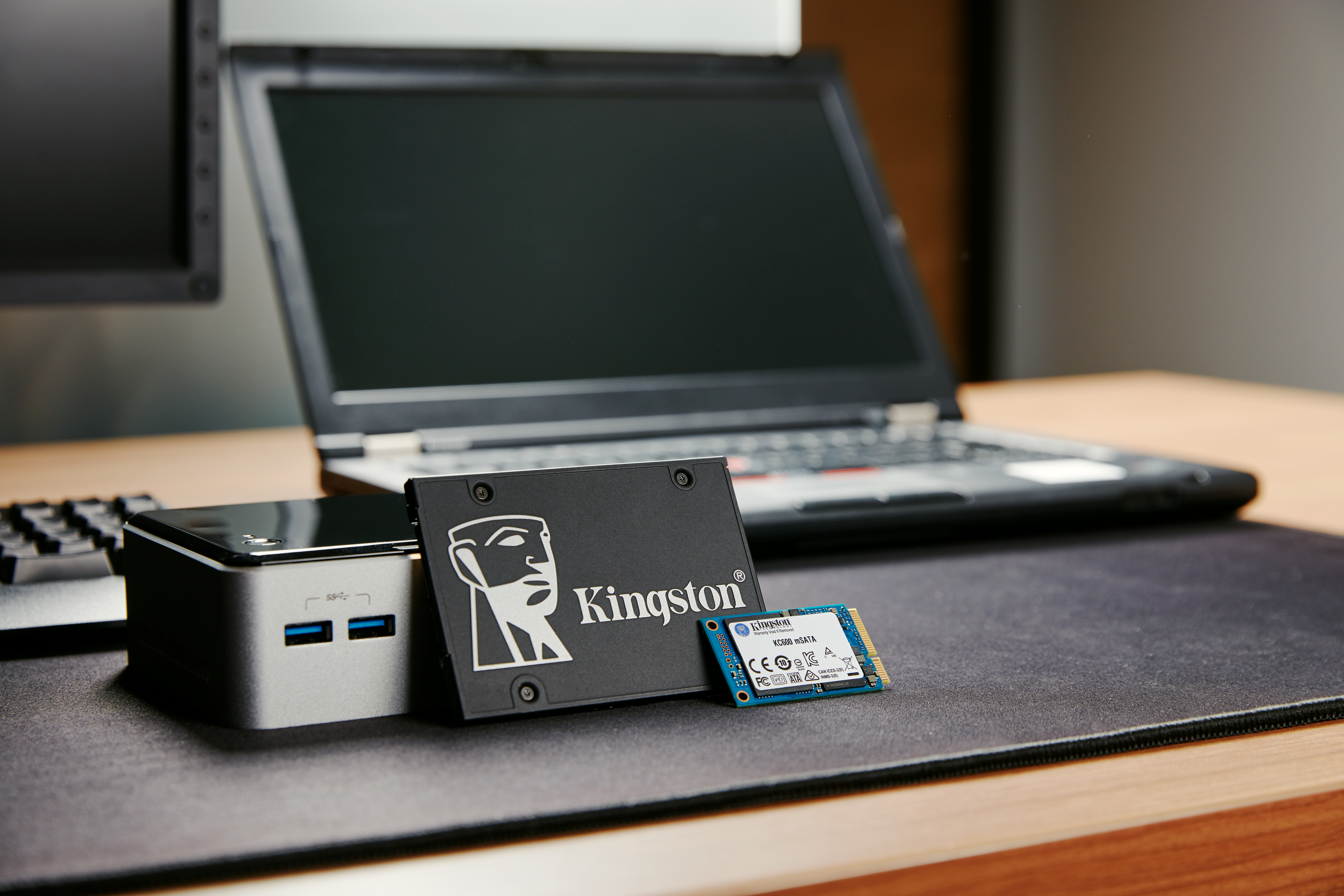 Kingston KC600 - SSD - verschlüsselt - 512 GB - intern - 2.5" (6.4 cm)