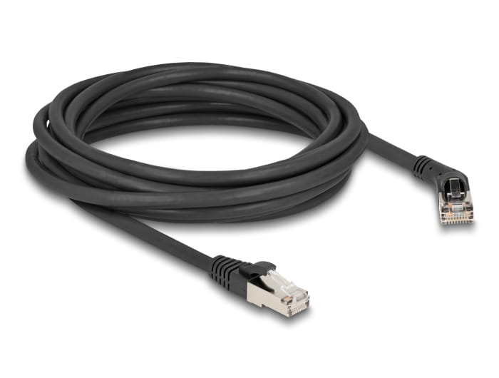 Delock Patch-Kabel - RJ-45 (M) nach rechts abgewinkelt zu RJ-45 (M)