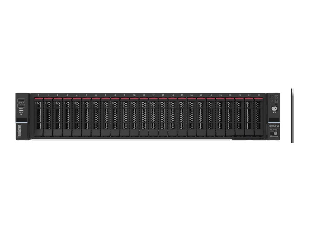 Lenovo ThinkSystem SR650 V4 7DGD - 2U - zweiweg - 1 x Xeon 6515P / 2.3 GHz - RAM 32 GB - SAS - Hot-Swap 6.4 cm (2.5")