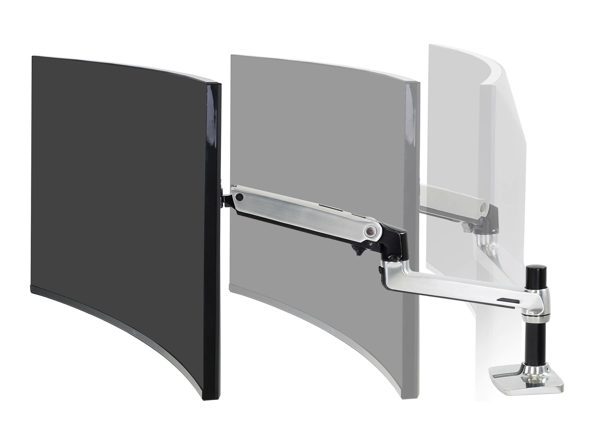 Ergotron LX - Befestigungskit (Gelenkarm, Spannbefestigung für Tisch, Erweiterungsadapter, Befestigung für Kabeldurchgang, 7"-Säule) - für LCD-Display - Polished Aluminum - Bildschirmgröße: bis zu 86,4 cm (bis zu 34 Zoll) Ergotron LX - Befestigungskit (Gelenkarm, Spannbefestigung für Tisch, Erweiterungsadapter, Befestigung für Kabeldurchgang, 7"-Säule) - für LCD-Display - Polished Aluminum - Bildschirmgröße: bis zu 86,4 cm (bis zu 34 Zoll)