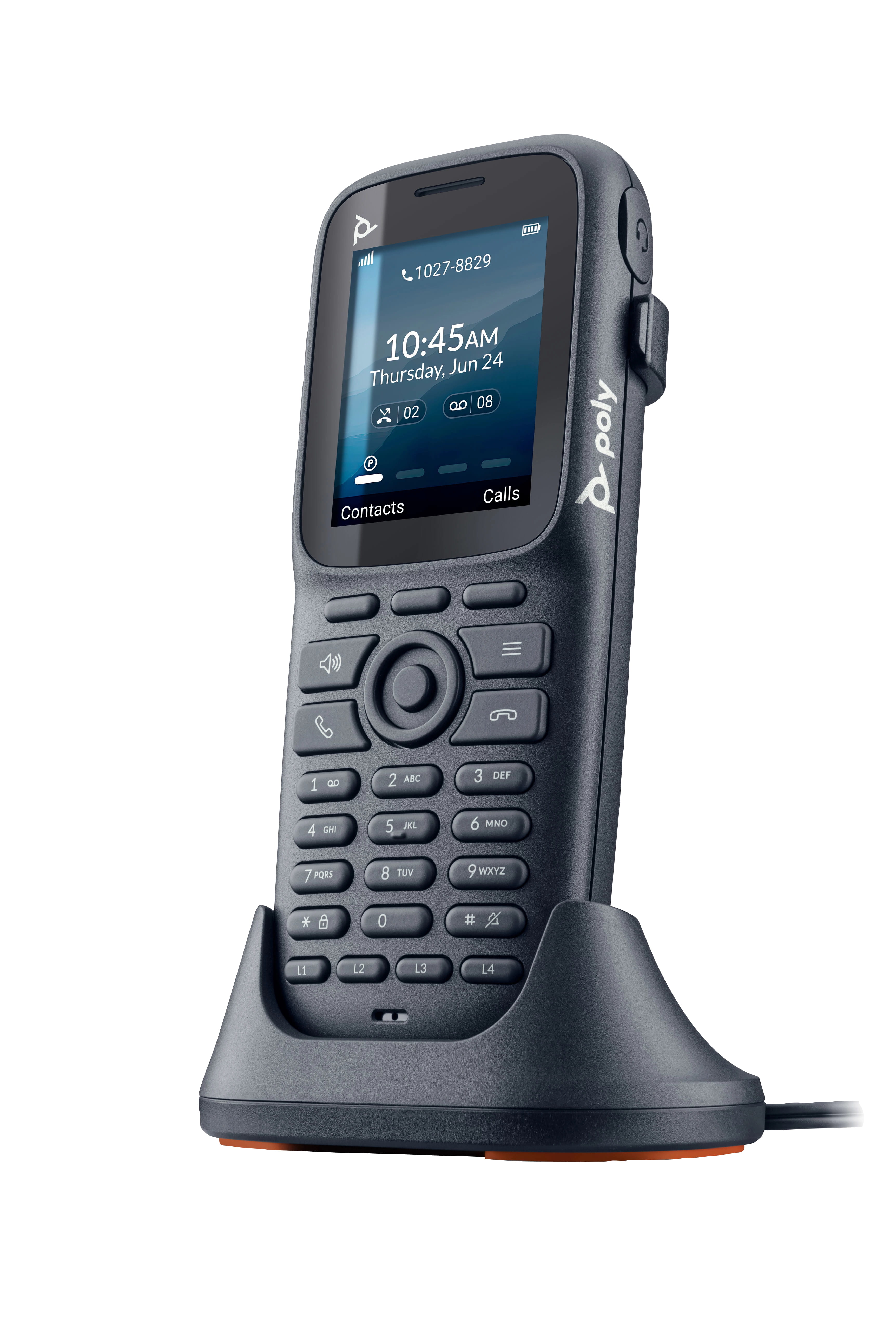 Poly HP Poly Rove 20 - Schnurloses VoIP-Telefon mit Rufnummernanzeige/Anklopffunktion