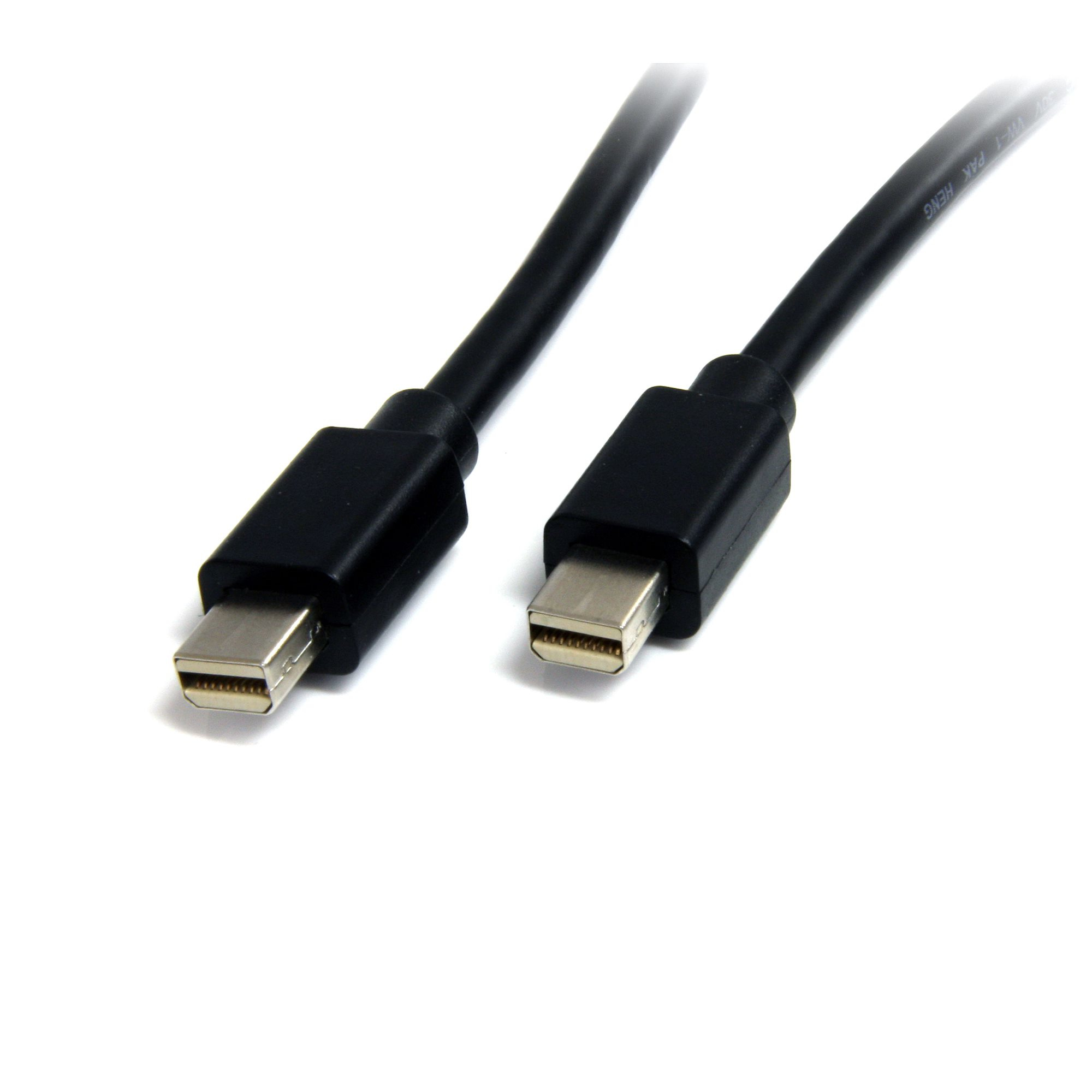 StarTech.com 1m Mini DisplayPort Kabel 1.2 - MiniDP 4k zu MDP - Stecker/Stecker - Schwarz - DisplayPort-Kabel - Mini DisplayPort (M)