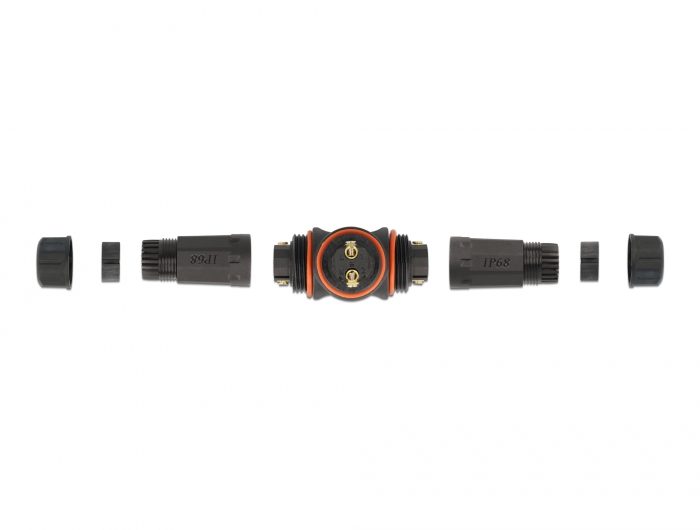 Delock Kabelverbindung - Außenbereich - Schwarz