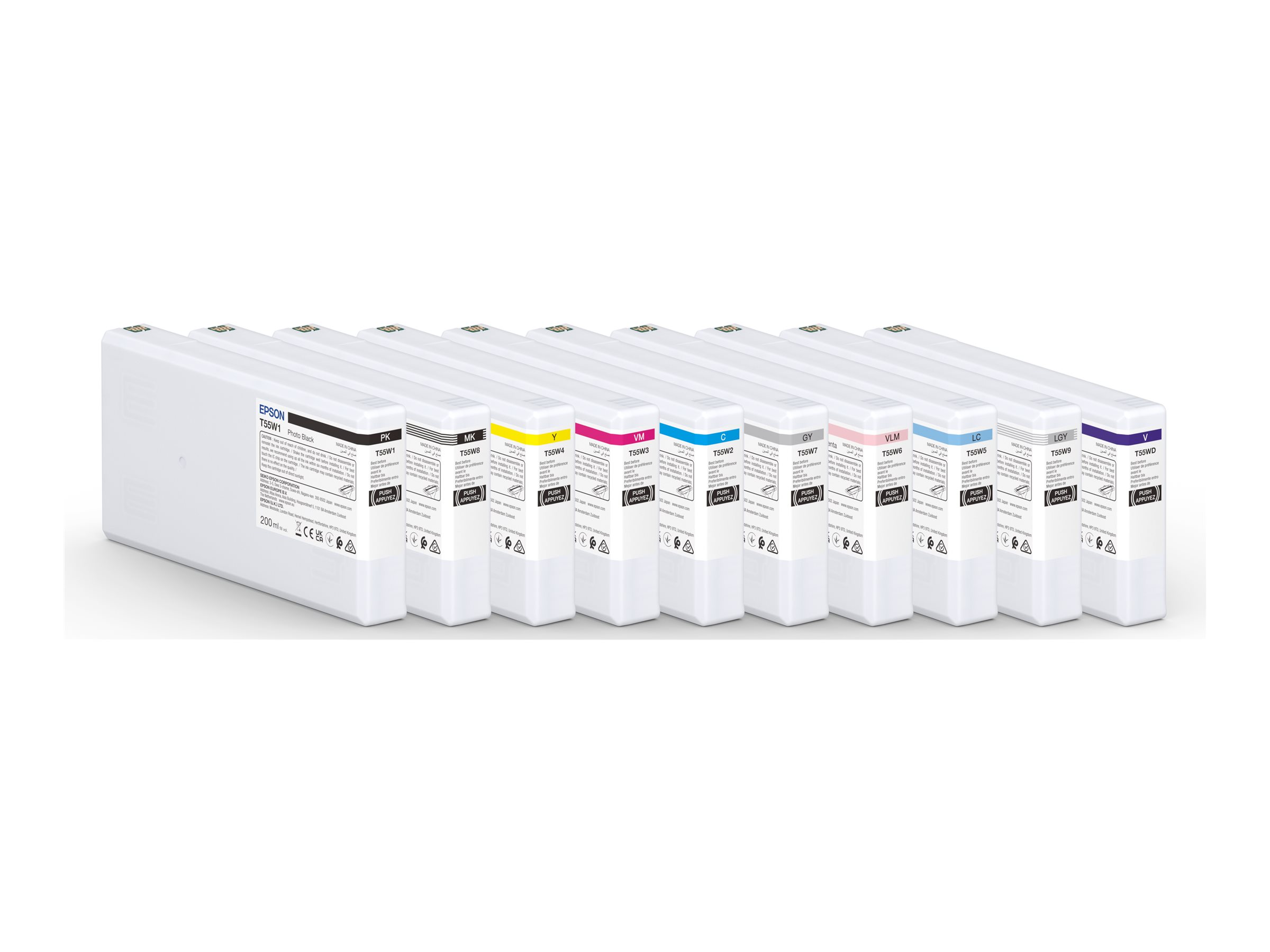 Epson T55W8 - 200 ml - mattschwarz - original