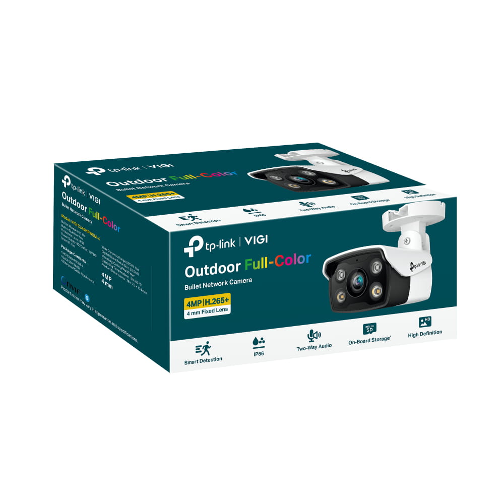 TP-LINK VIGI C340 V1 - Netzwerk-Überwachungskamera - Kugel - Außenbereich - wetterfest - Farbe (Tag&Nacht)