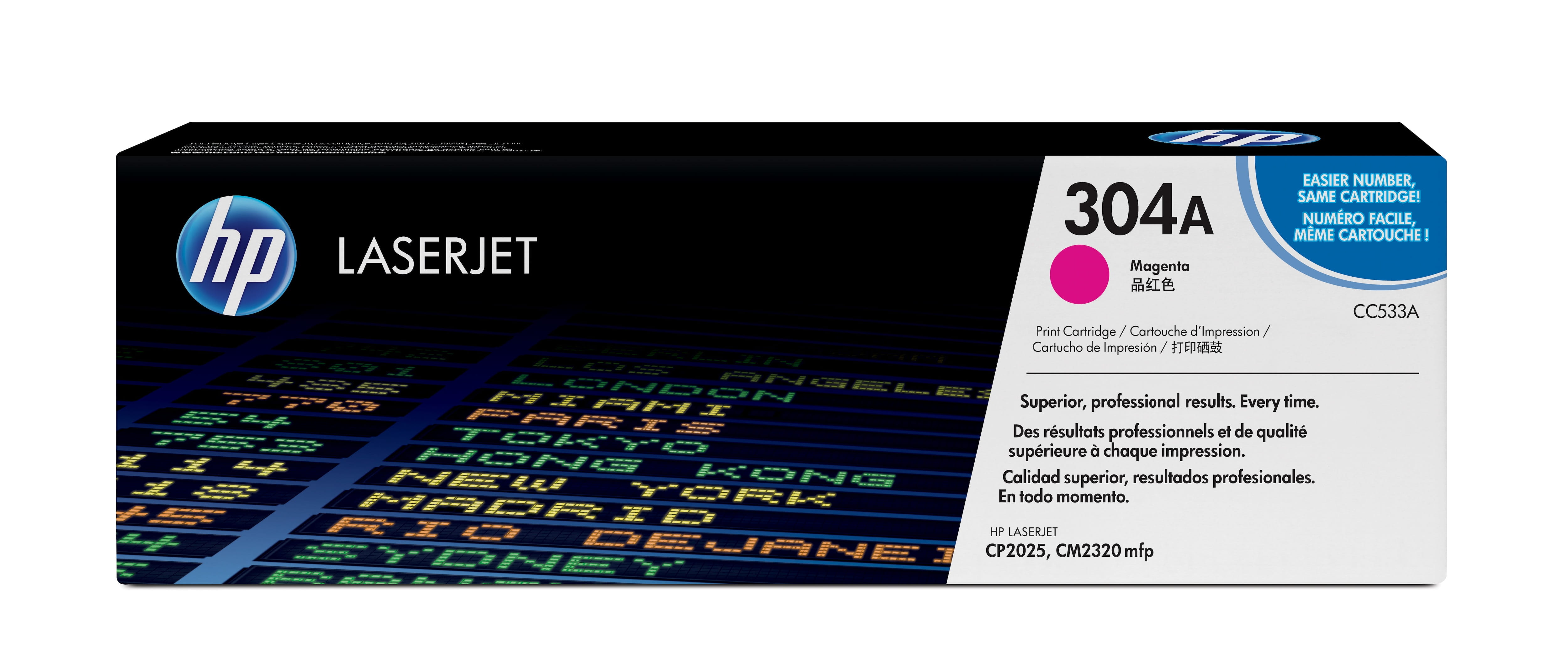 HP 304A - Magenta - original - LaserJet - Tonerpatrone (CC533A)