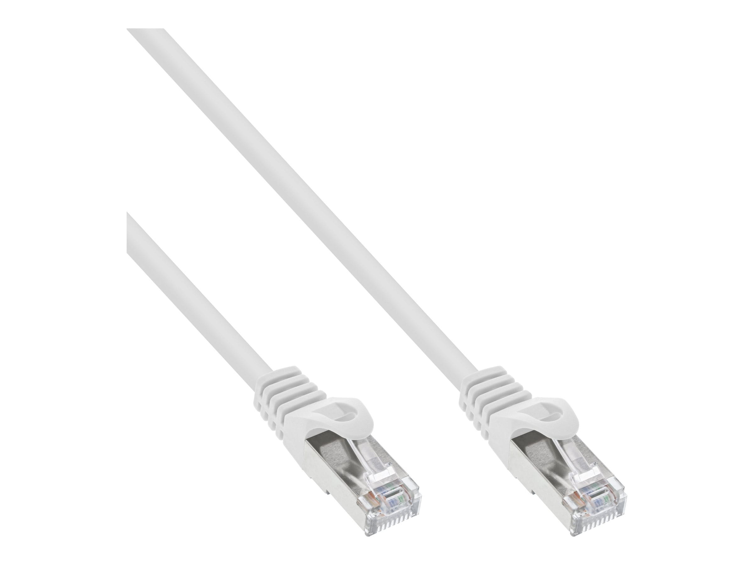 InLine Patchkabel - SF/UTP - Cat.5e - weiß - 0,5m