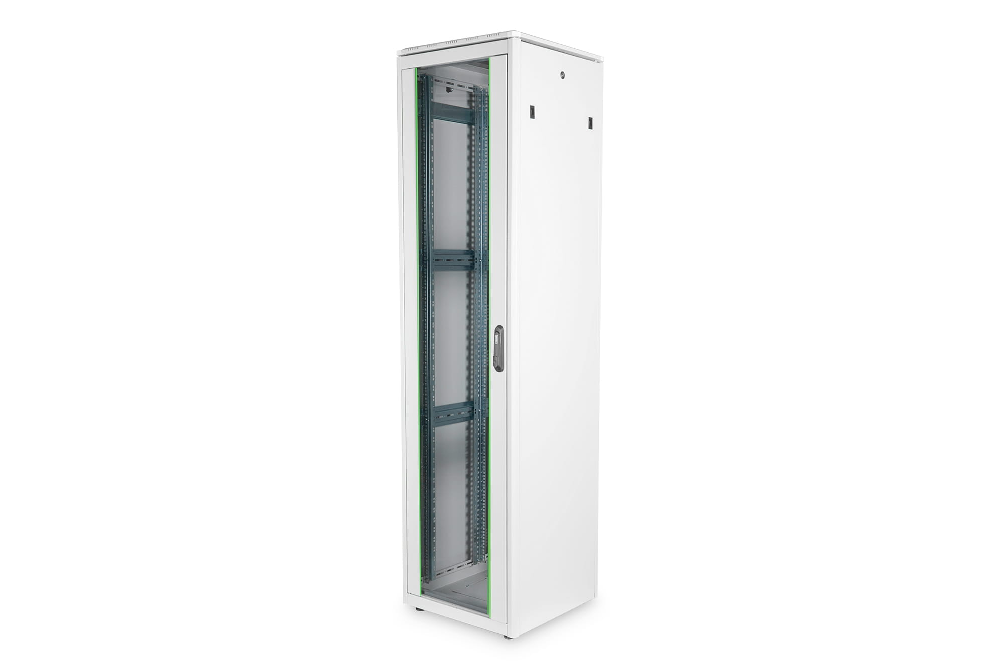 DIGITUS Unique DN-19 47U-6/6-1 - Schrank Netzwerkschrank - Hellgrau, RAL 7035 - 47U - 48.3 cm (19")