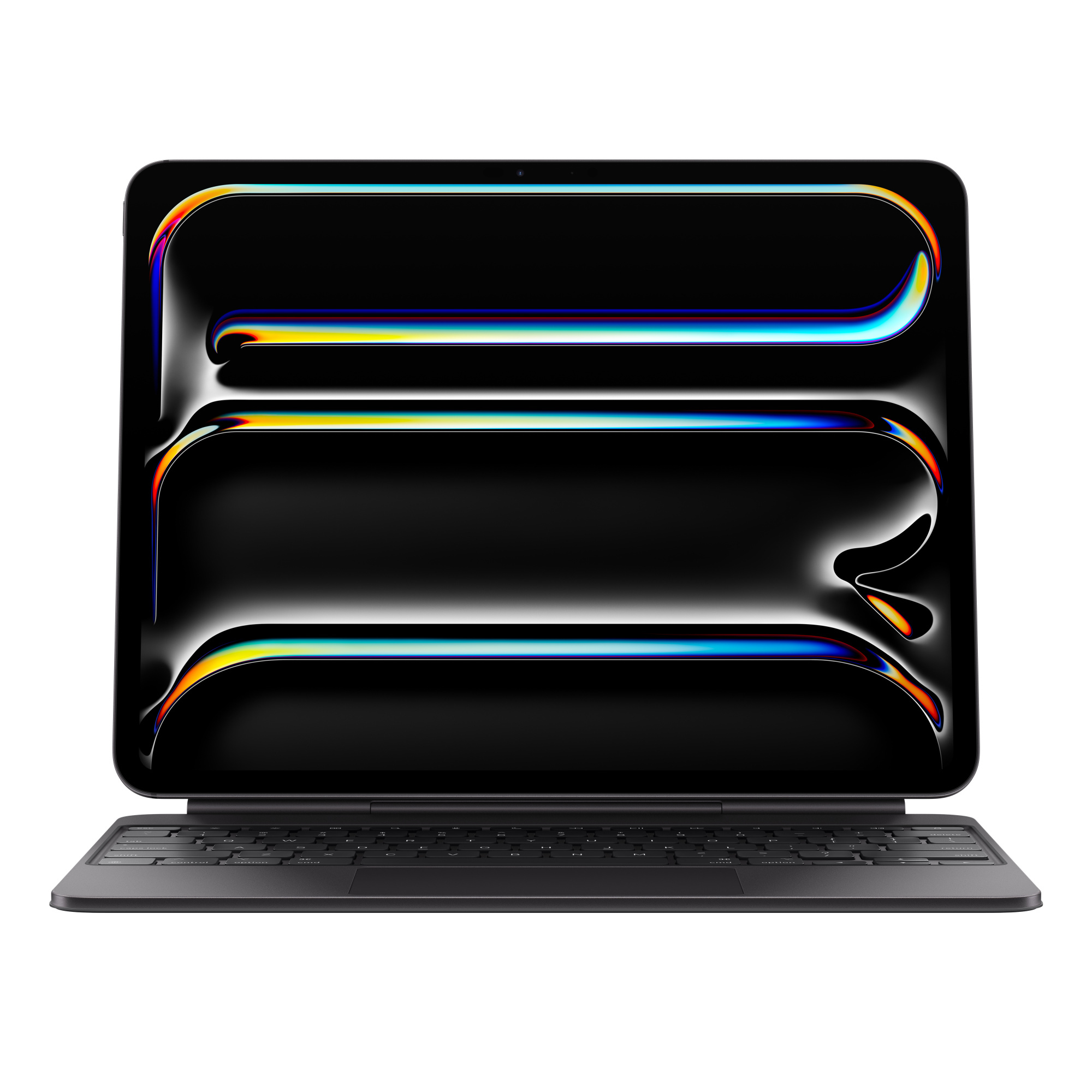 Apple Magic Keyboard - Tastatur und Foliohülle - mit Trackpad - hinterleuchtet - Apple Smart connector - QWERTY - GB - Schwarz - für 13-inch iPad Pro (M4)