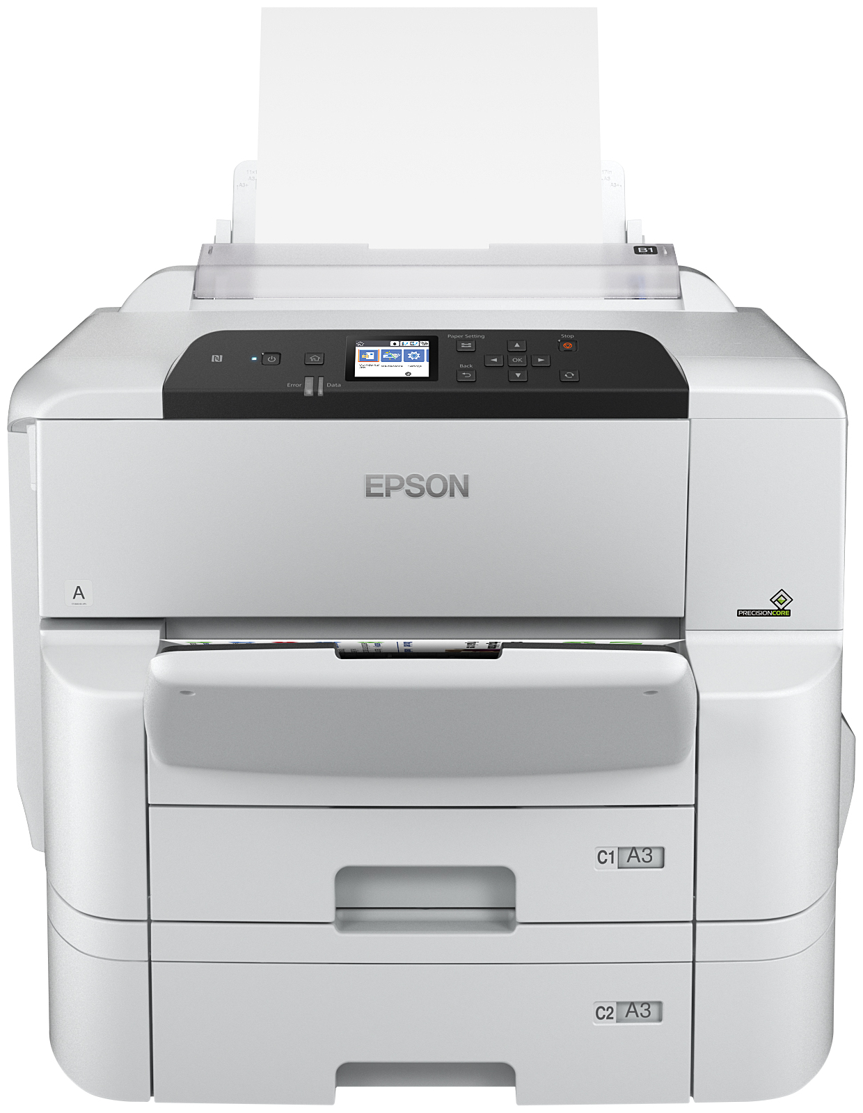 Epson WorkForce Pro WF-C8190DTW - Drucker - Farbe - Duplex - Tintenstrahl - A3 - 4800 x 1200 dpi - bis zu 35 Seiten/Min. (einfarbig)/