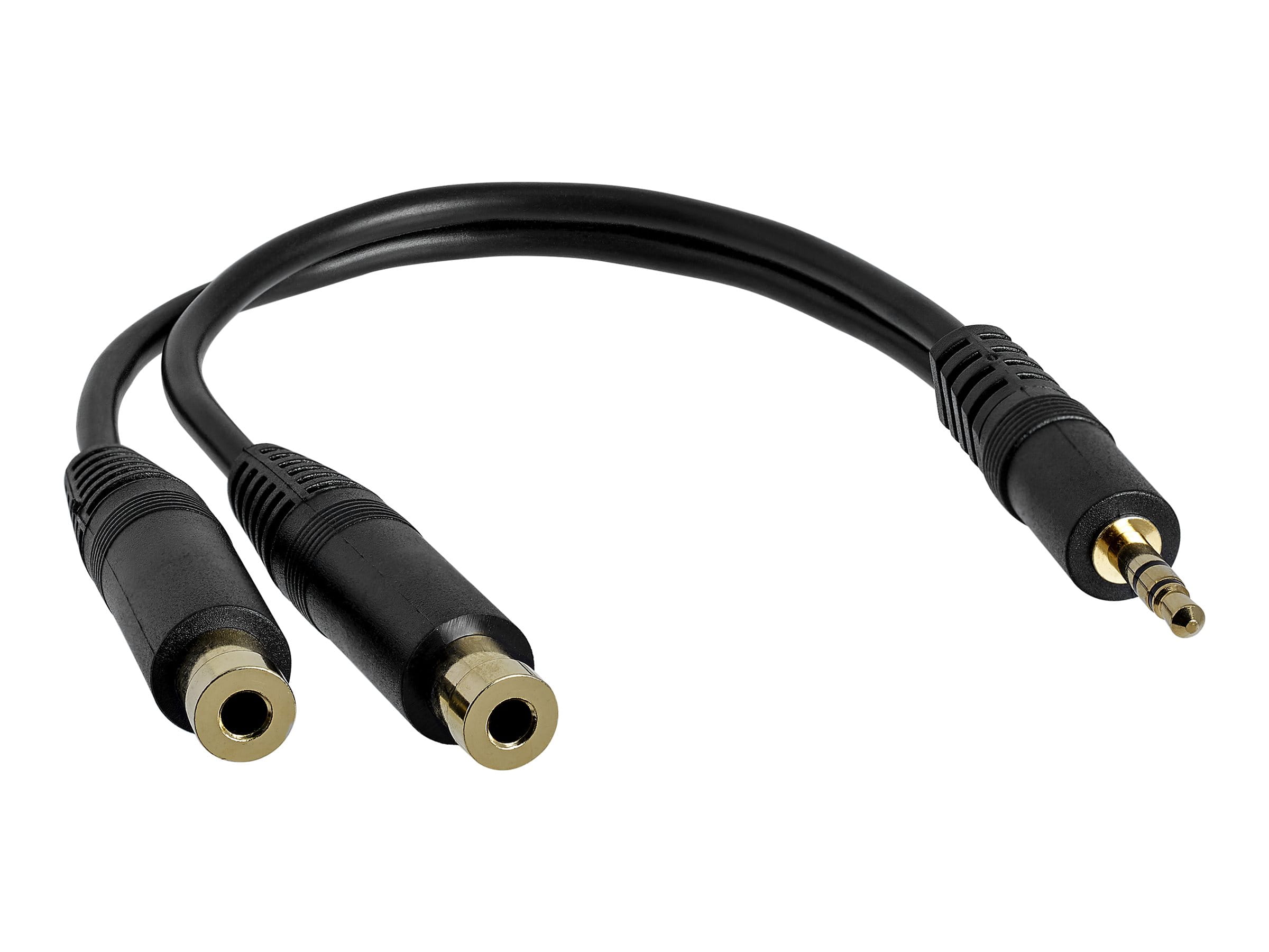 StarTech.com 15cm Stereo Splitter Kabel - 3,5mm