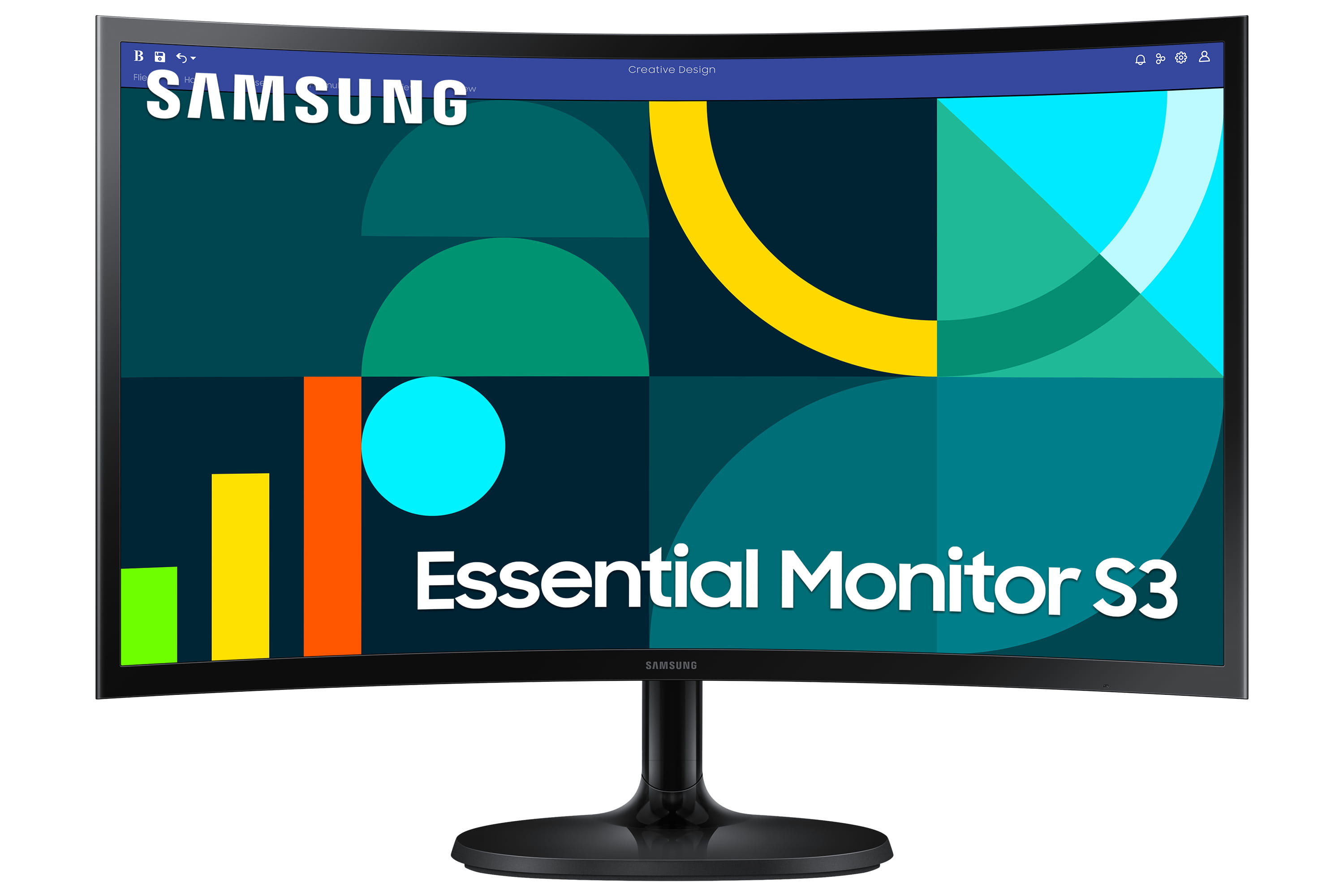 Samsung S24D364GAU - S36GD Series - LED-Monitor - gebogen - 61 cm (24")