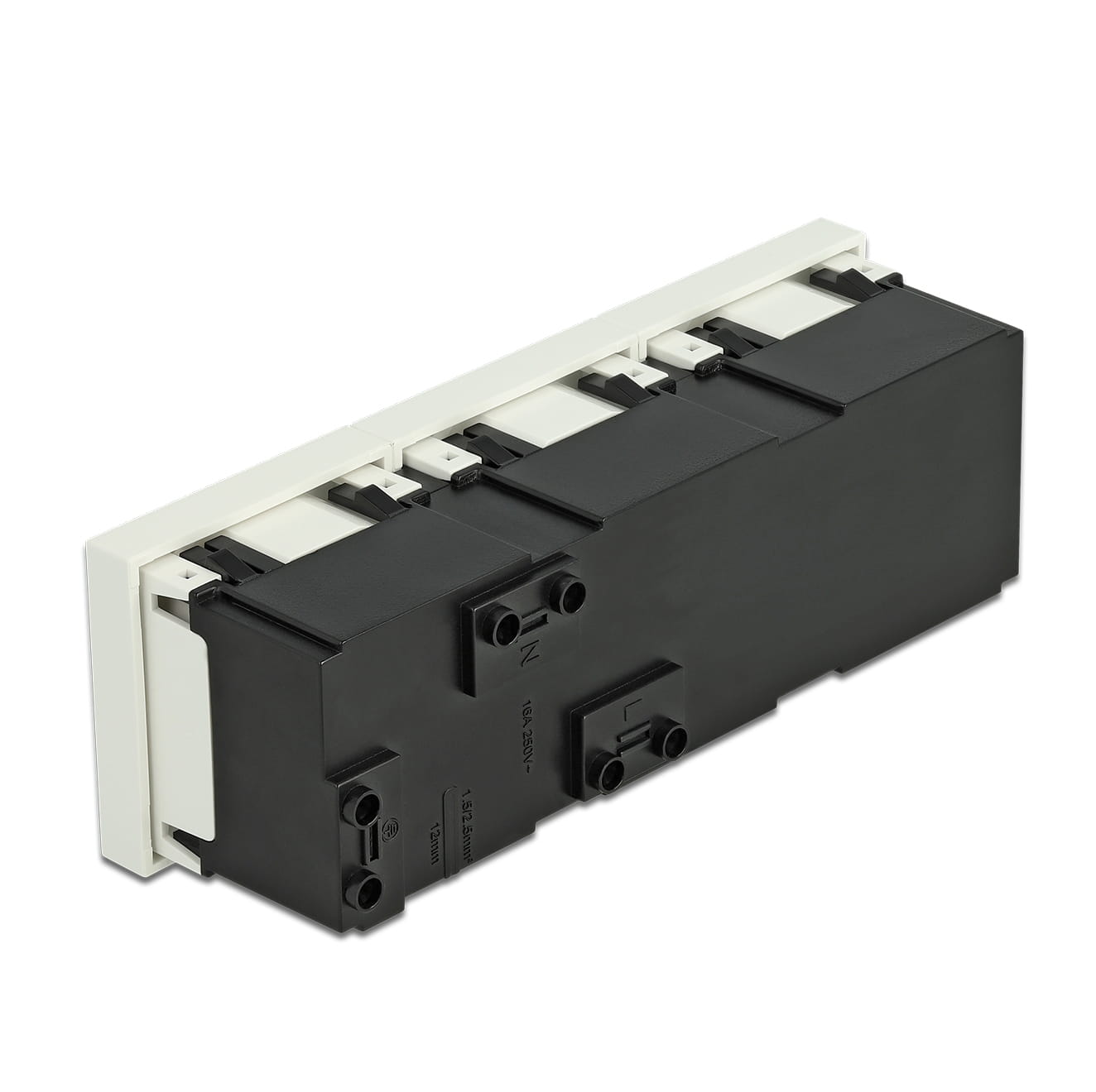 Delock Easy 45 - Steckdose - 2P - Typ F - mit