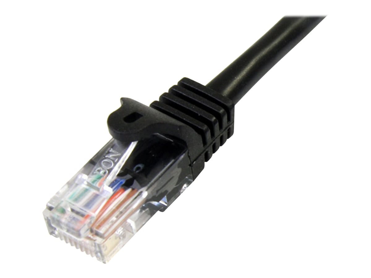 StarTech.com 1m Cat5e RJ45 UTP Netzwerkkabel Snagless - Cat 5e Patchkabel - Schwarz - Stecker / Stecker - Patch-Kabel - RJ-45 (M)