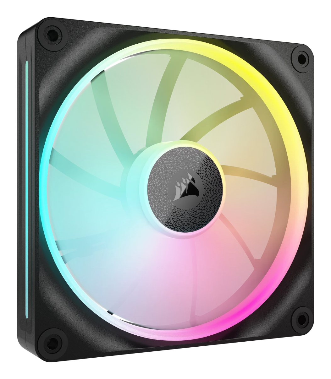 Corsair iCUE Link LX140 RGB - Gehäuselüfter - 140 mm - Schwarz (Packung mit 2)