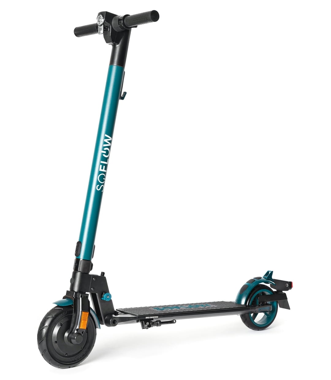 SoFlow SO1, Klassischer Roller, Schwarz, Türkis, 20 km/h, 100 kg, Unisex, 2 Rad/Räder