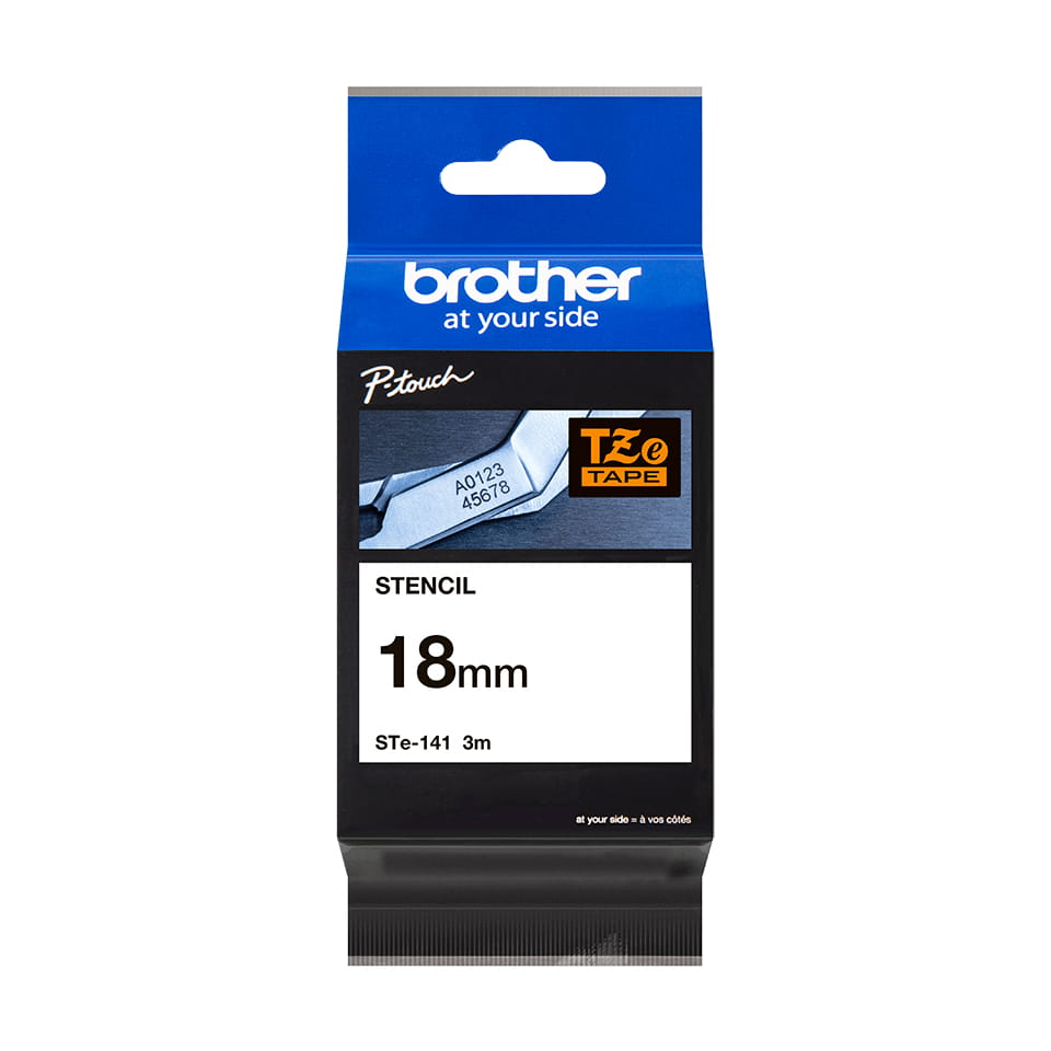 Brother STe-141 - Schwarz - Rolle (1,8 cm x 3