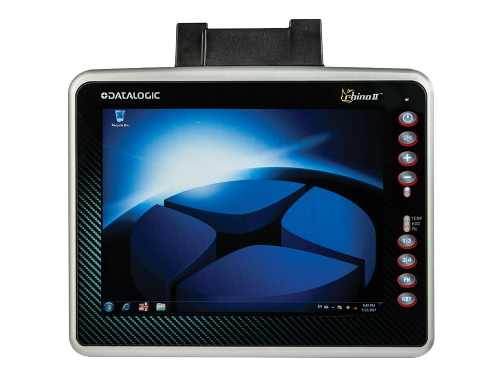 Datalogic Rhino II - Robust - Computer für den Einbau in Fahrzeuge - Intel Atom E3826 / 1.46 GHz - Win 10 IoT Enterprise 64-bit - 4 GB RAM - 32 GB SSD - 30.7 cm (12.1")