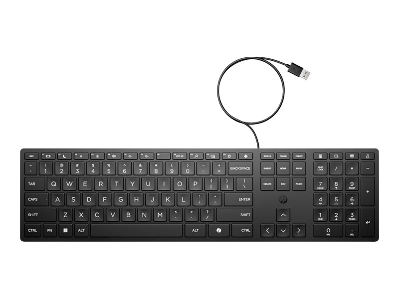 HP 320K v2 - Tastatur - USB - Deutsch - bulk (Packung mit 12)