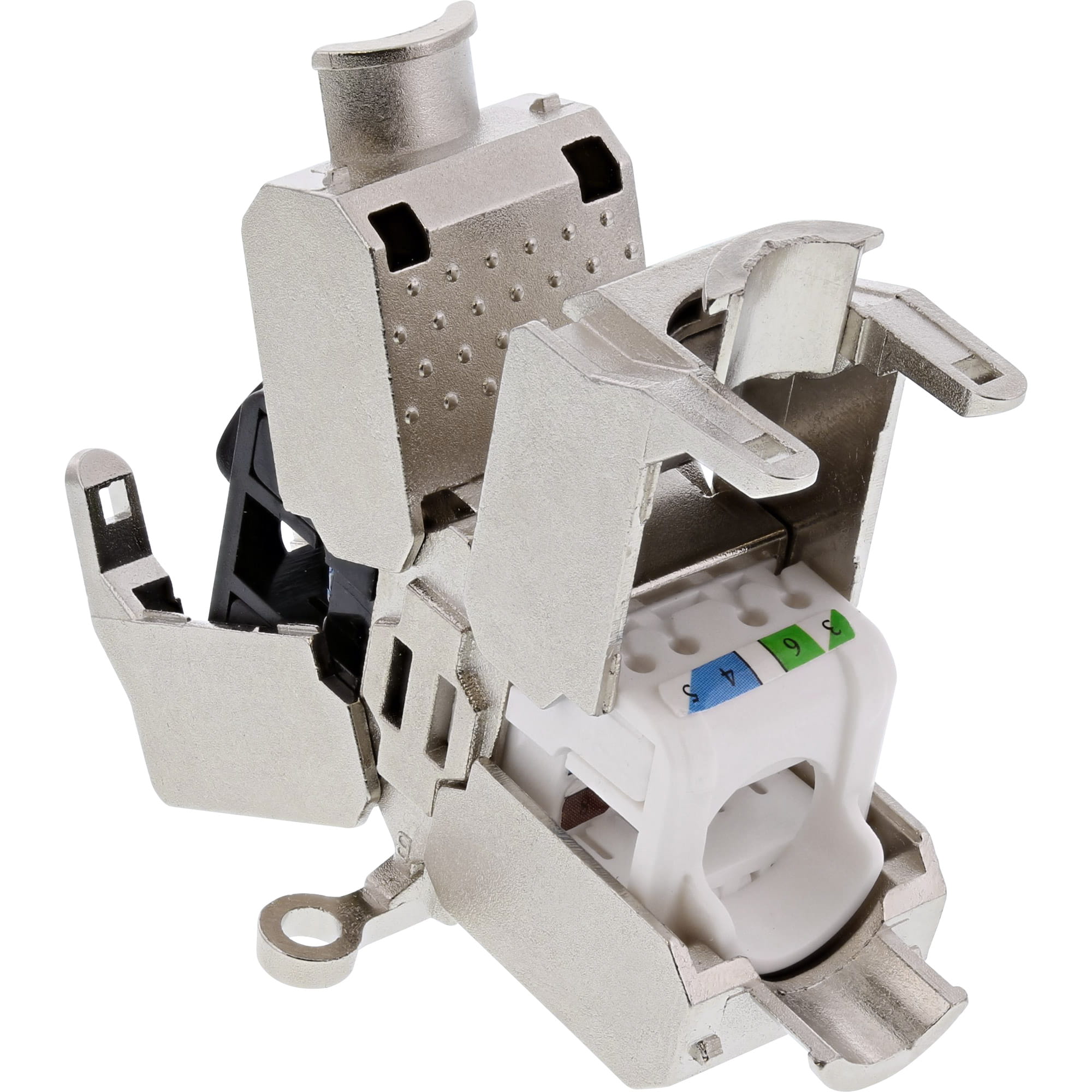 InLine Kabelverbinder Cat.6A - mit LSA-Technik - geschirmt