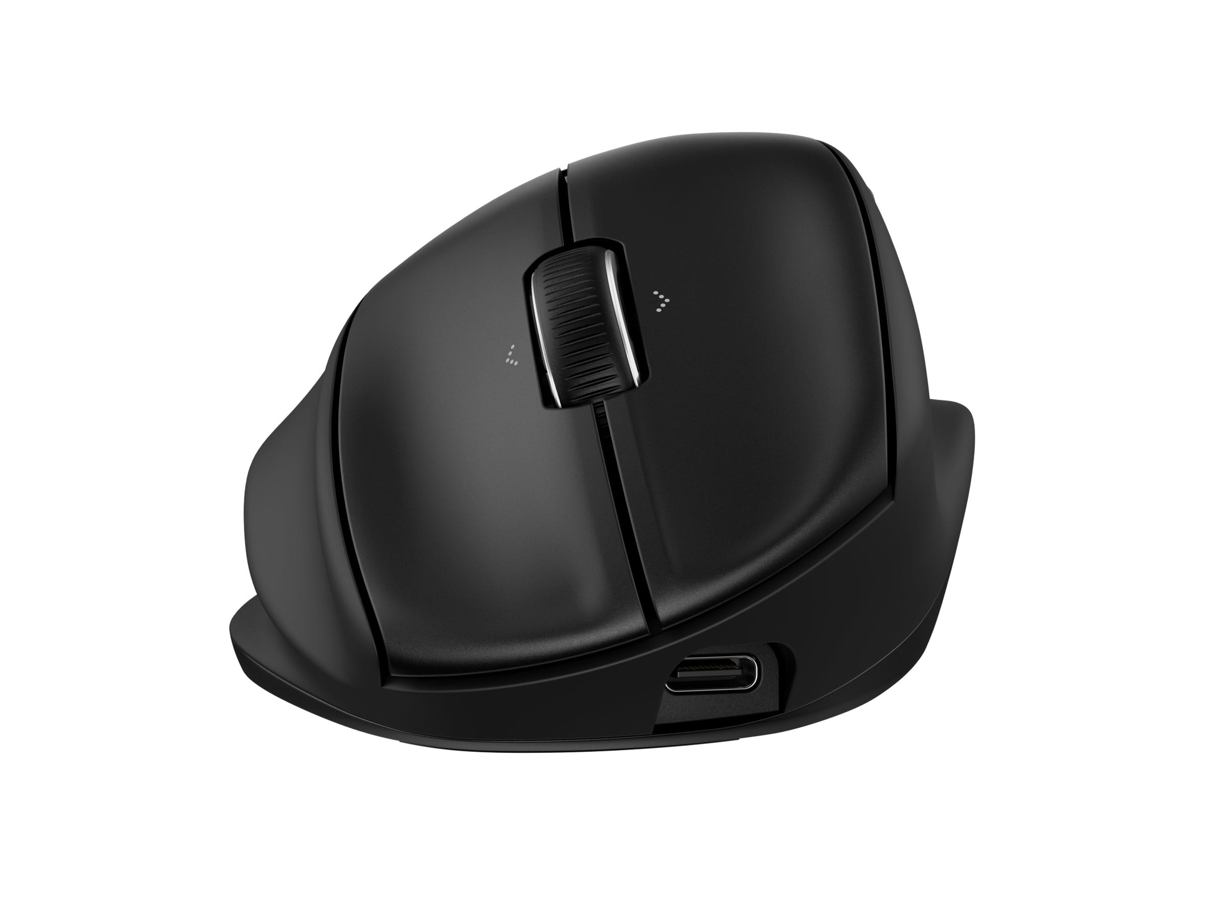 HP 725M - Maus - 21° semi-vertikaler Neigungswinkel - ergonomisch - Für Rechtshänder - 7 Tasten - kabellos - Bluetooth, 2.4 GHz - kabelloser Empfänger (USB)
