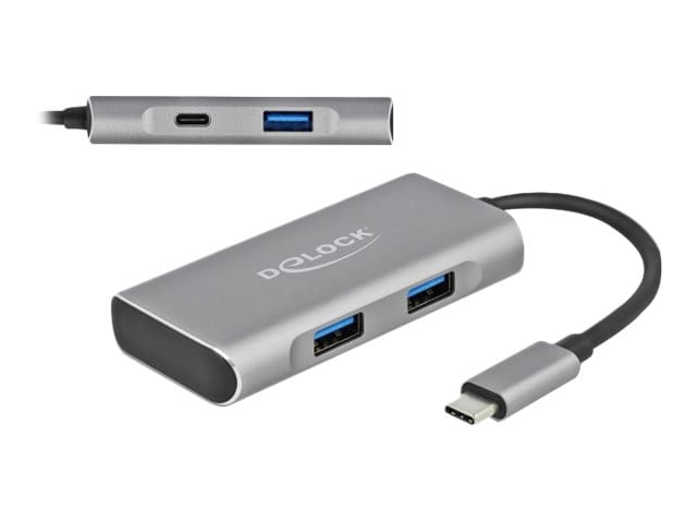 Delock Hub - 3 x USB 3.2 Gen 2 + 1 x USB-C