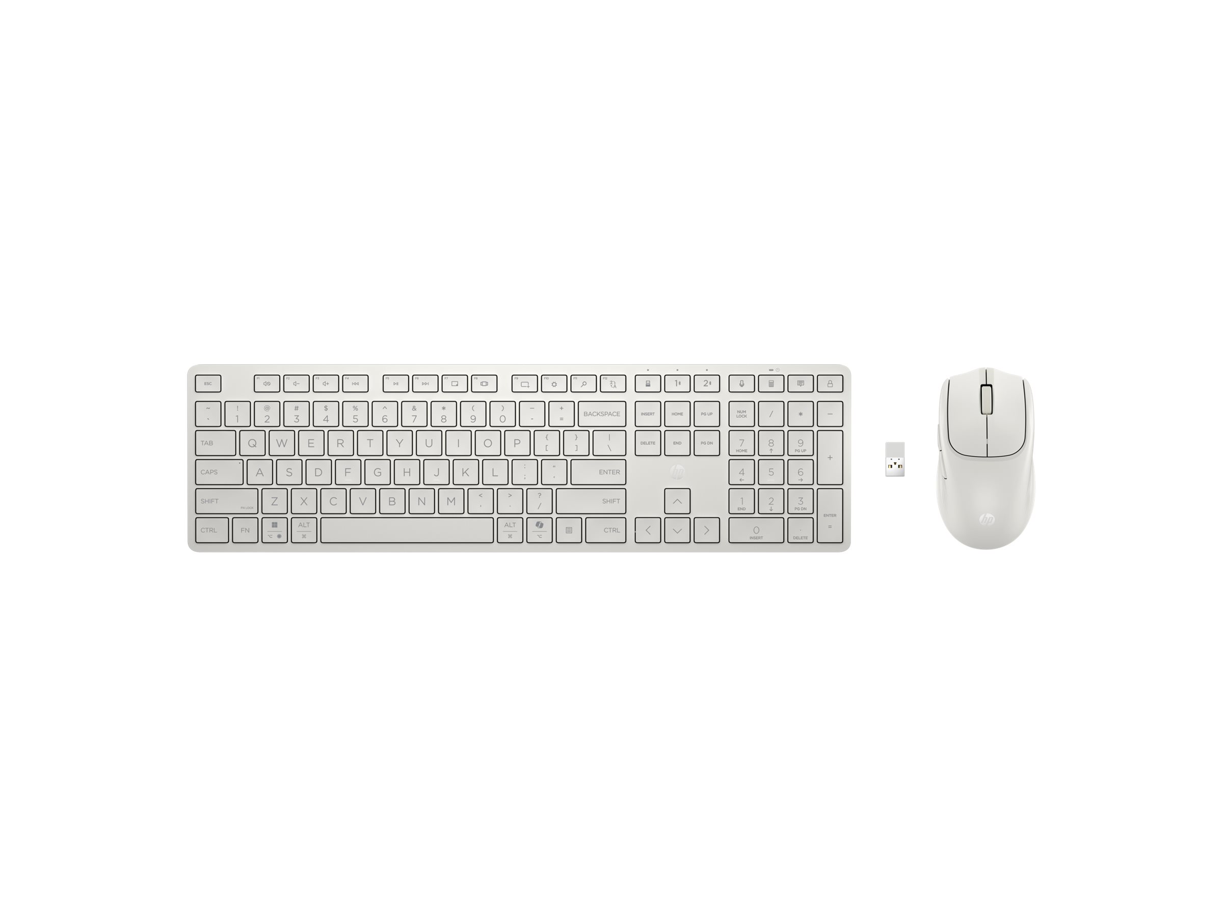 HP  Tastatur-und-Maus-Set - full size - kabellos