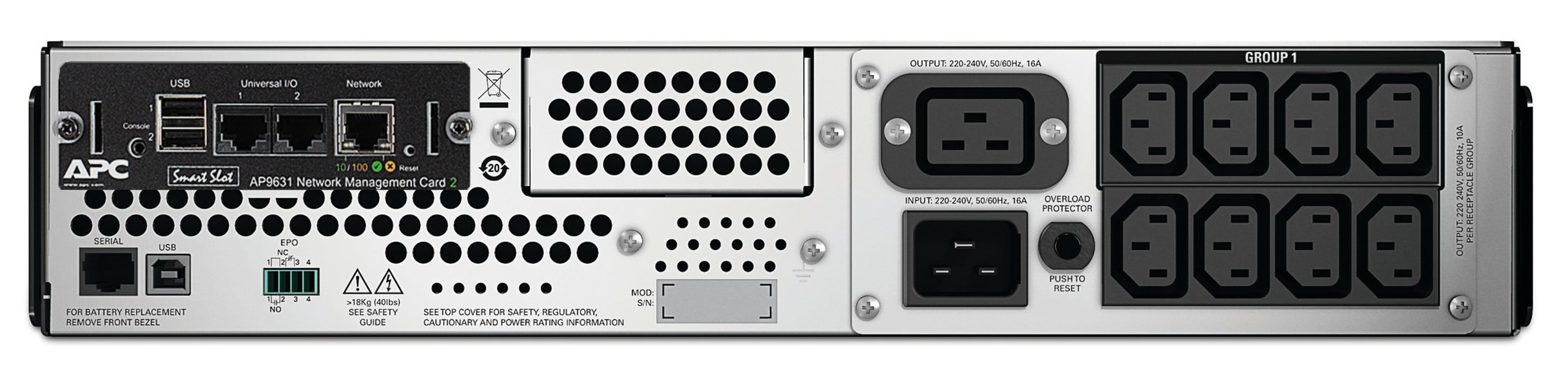 APC Smart-UPS 3000VA LCD RM - USV (Rack - einbaufähig) - Line-Interactive-USV APC Smart-UPS 3000VA LCD RM - USV (Rack - einbaufähig) - Line-Interactive-USV