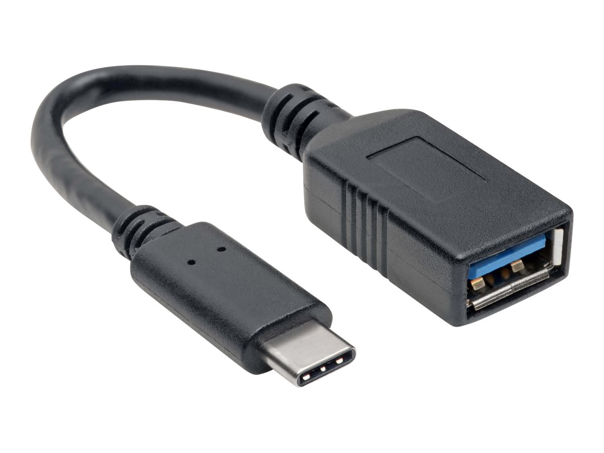Tripp Eaton Tripp Lite Series USB Type-C to USB Type-A Adapter Cable, M/F, 3.1, Gen 1, 5 Gbps, USB-IF, 6 in. - Thunderbolt 3 - USB-Adapter - 24 pin USB-C (M)