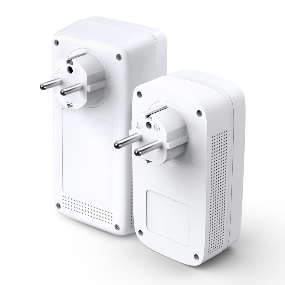 TP-LINK TL-WPA1300P KIT V4 - Wi-Fi Kit - Powerline Adapterkit 3-Port-Switch - 1GbE, IEEE 1901, HomePlug AV (HPAV)