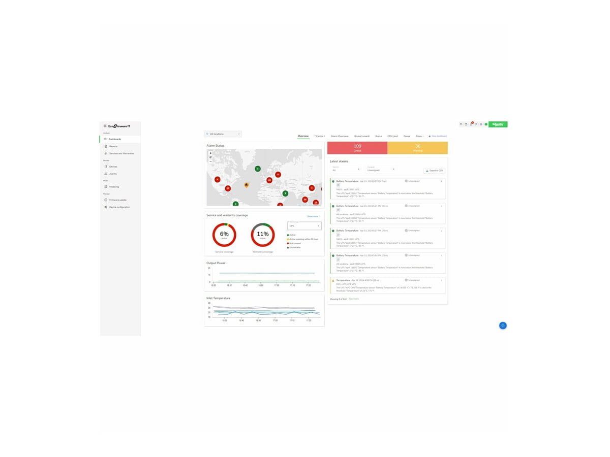 APC EcoStruxure IT Expert Digital, Remote Monitoring and Management of Data Centers - Abonnement-Lizenz (1 Jahr)