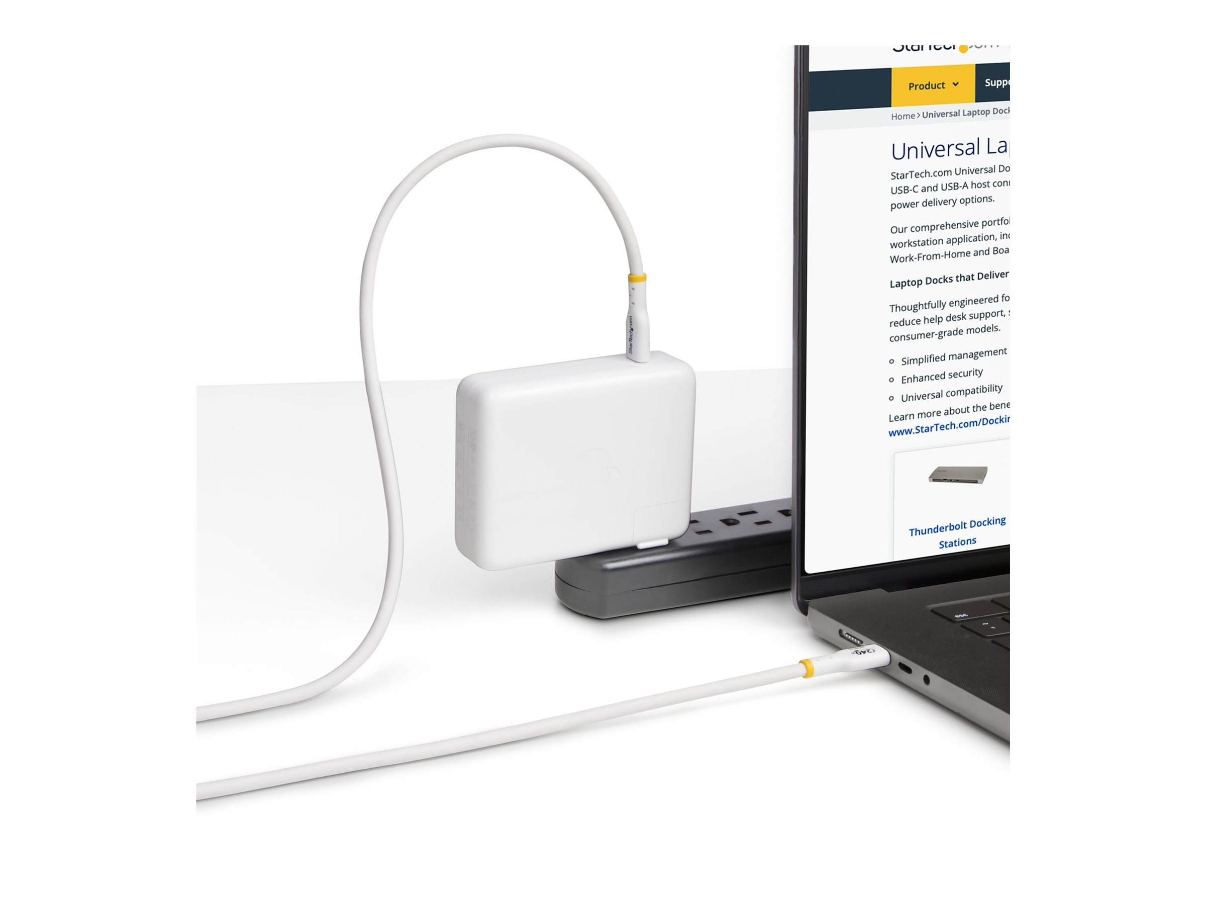 StarTech.com 2m USB-C Ladekabel, USB-IF zertifiziert, 240W PD EPR, M/M - USB-Kabel - USB-C (M)
