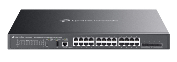 TP-LINK Omada SG5428XMPP V1 - Switch - L3 Lite - managed - 24 x 10/100/1000 (PoE++)