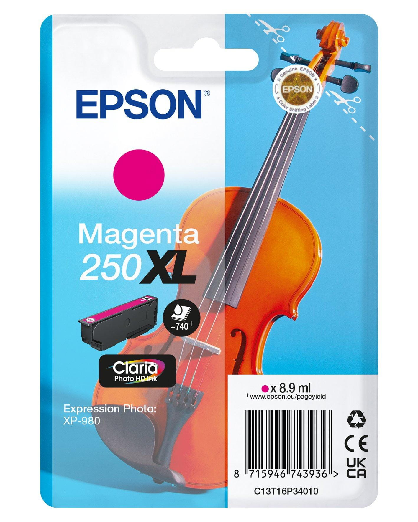 Epson 250XL - 8.9 ml - XL - Magenta - original