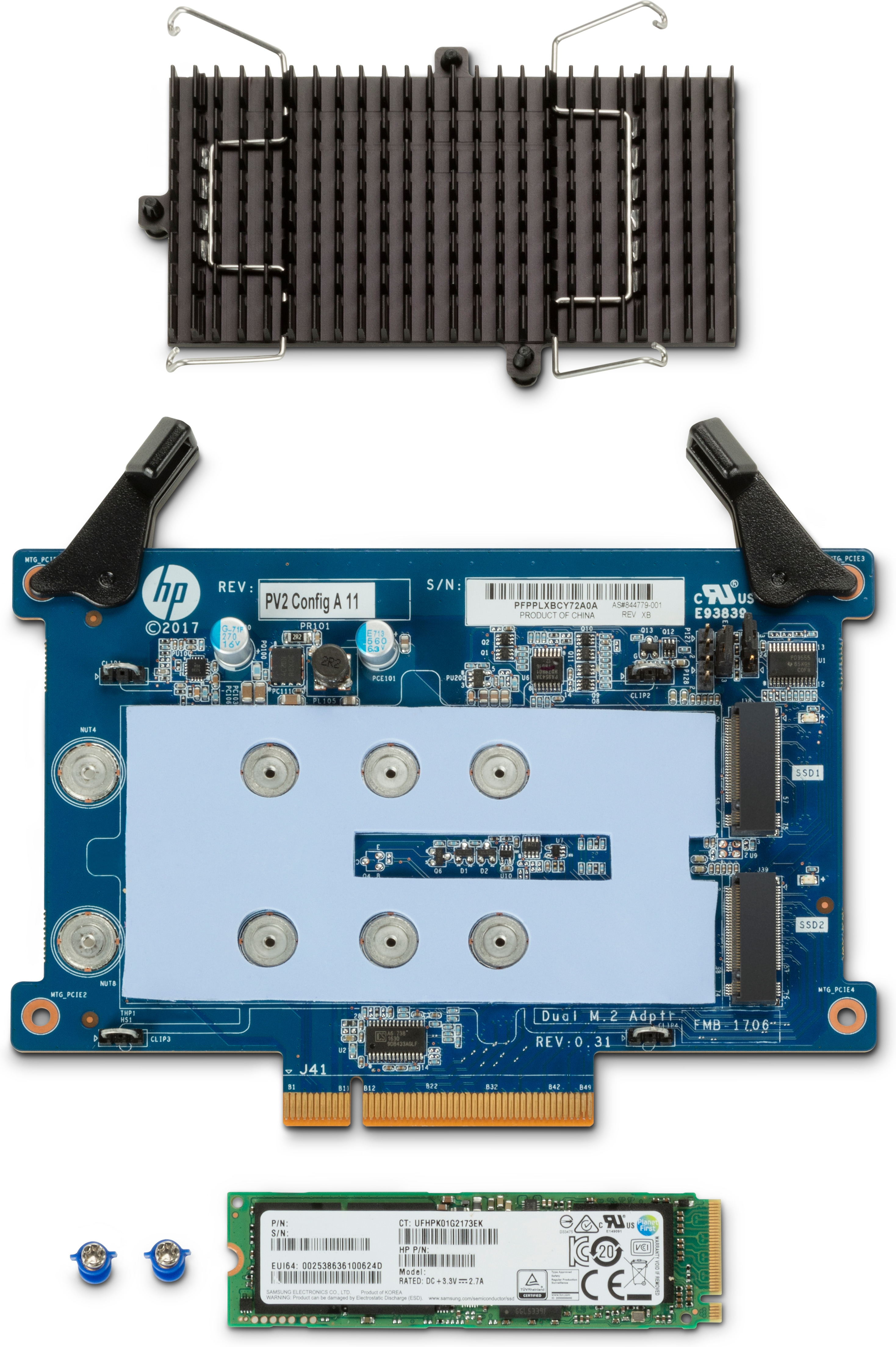 HP Z Turbo Drive G2 - 1 TB SSD - intern - M.2 - PCI Express 3.0 x4 (NVMe)