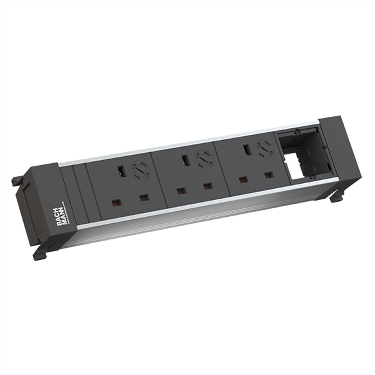 Bachmann POWER FRAME - Größe M - Steckdosenleiste - AC - Eingabe, Eingang GST18i3 - Ausgangsanschlüsse: 3 (Typ G)