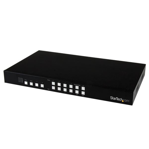 StarTech.com 4x4 HDMI Matrix Switch mit Bild und Bild Multiviewer o. Videowand