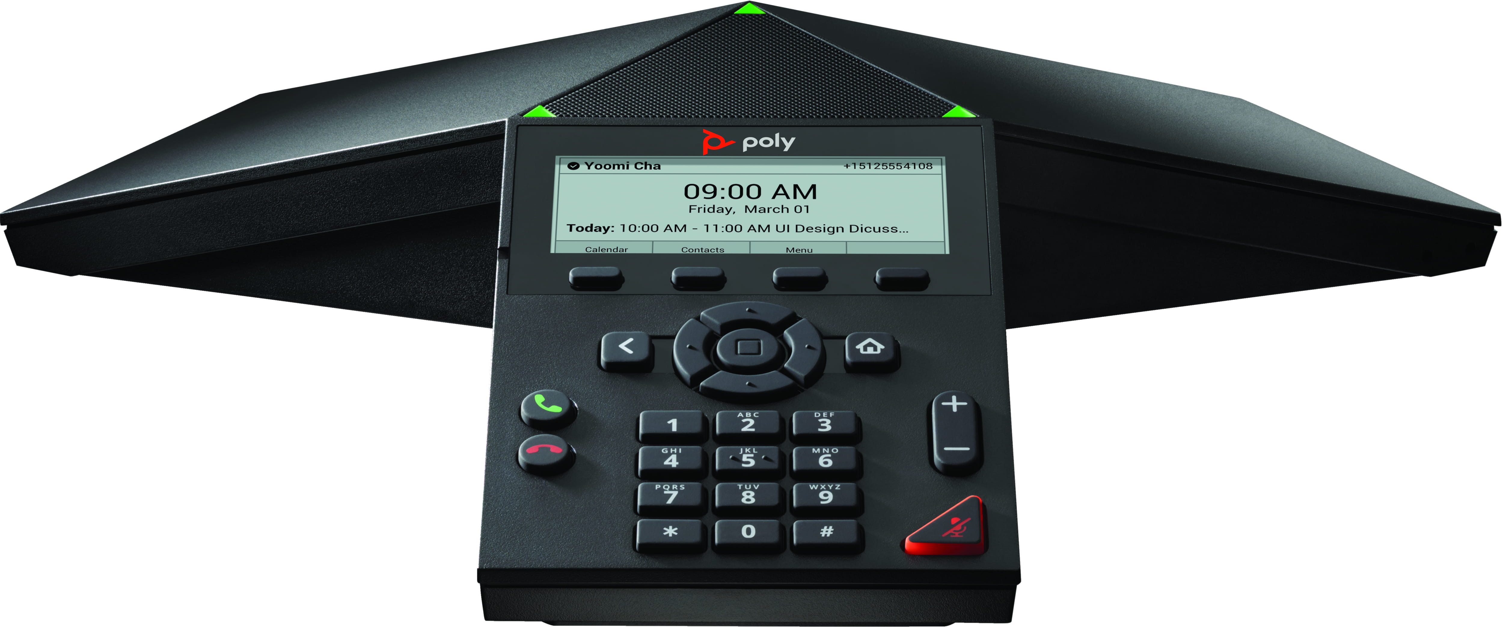 Poly Trio 8300 NR - VoIP-Konferenztelefon - mit Bluetooth-Schnittstelle mit Rufnummernanzeige/Anklopffunktion - IEEE 802.11a/b/g/n (Wi-Fi)
