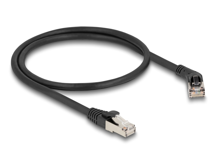 Delock Patch-Kabel - RJ-45 (M) nach rechts abgewinkelt zu RJ-45 (M)